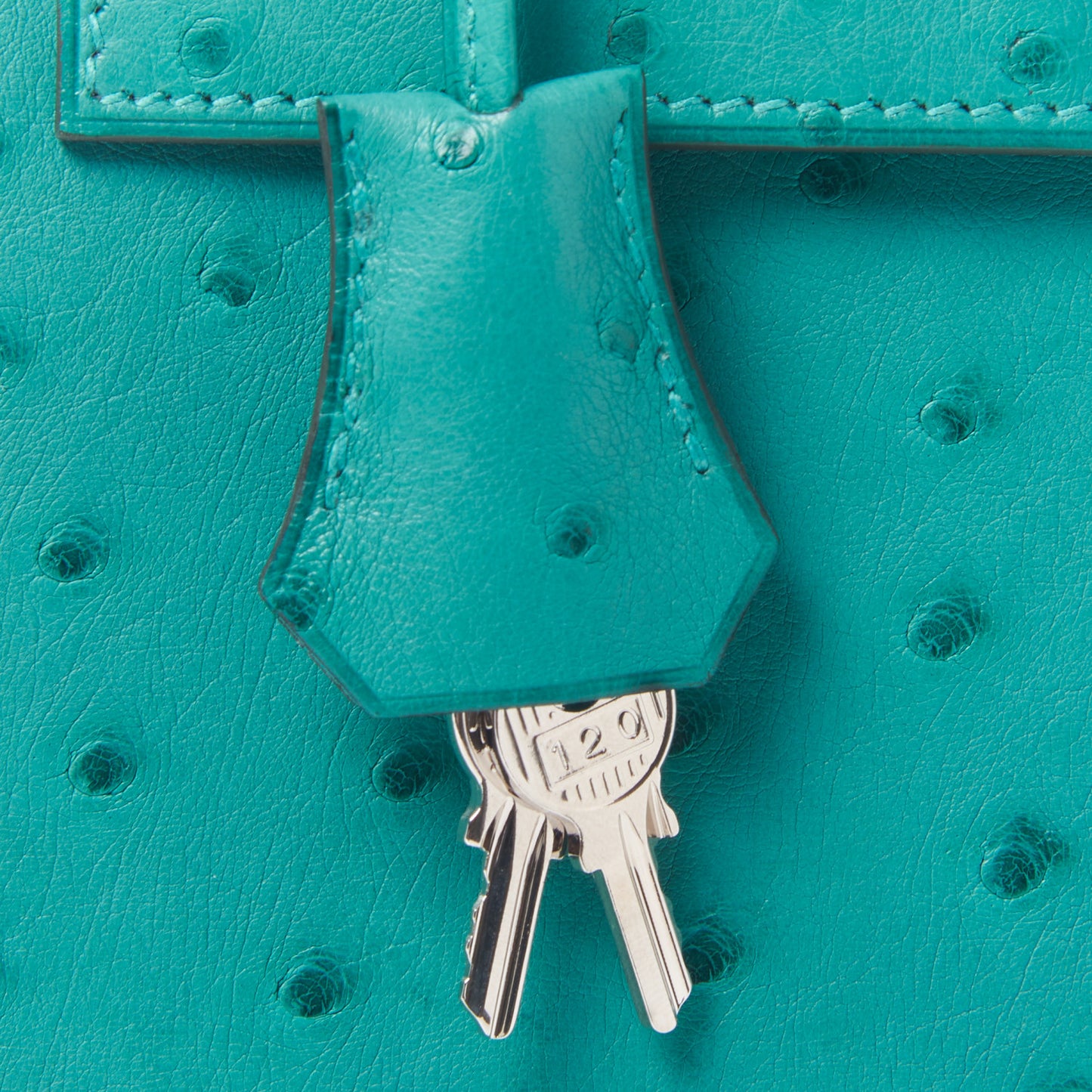 Ostrich Kelly Sellier 25 Vert Verone