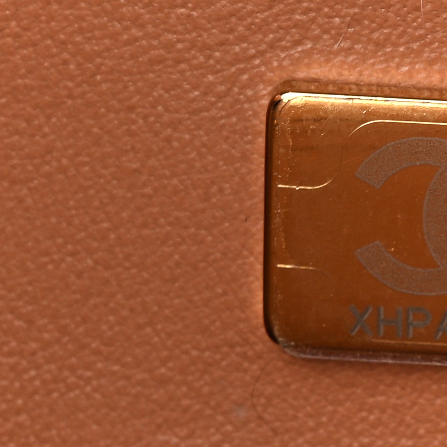 Lambskin Quilted Chaine Lettre Flap Brown