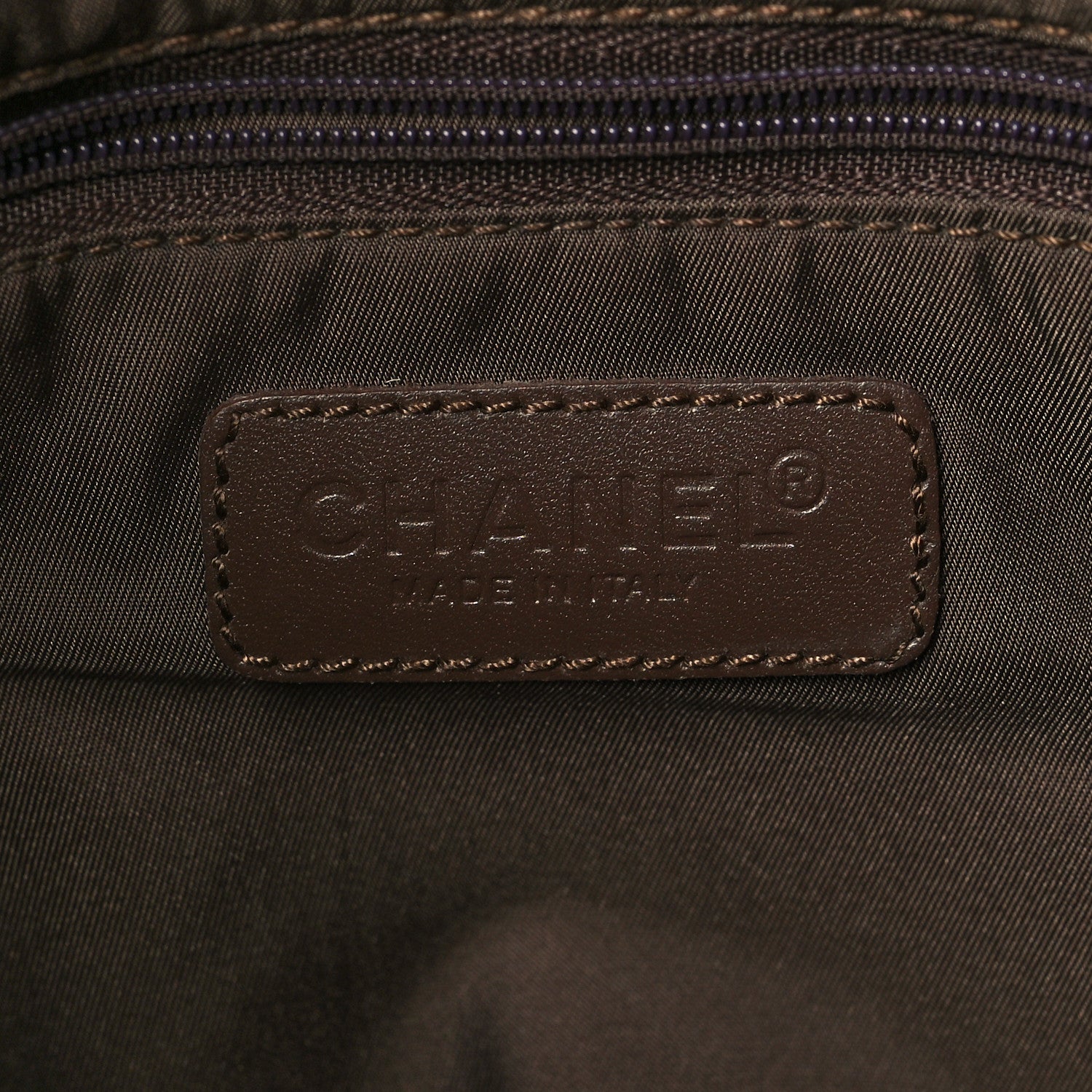 Chanel Nylon Travel Large Tote Khaki 6 of 11