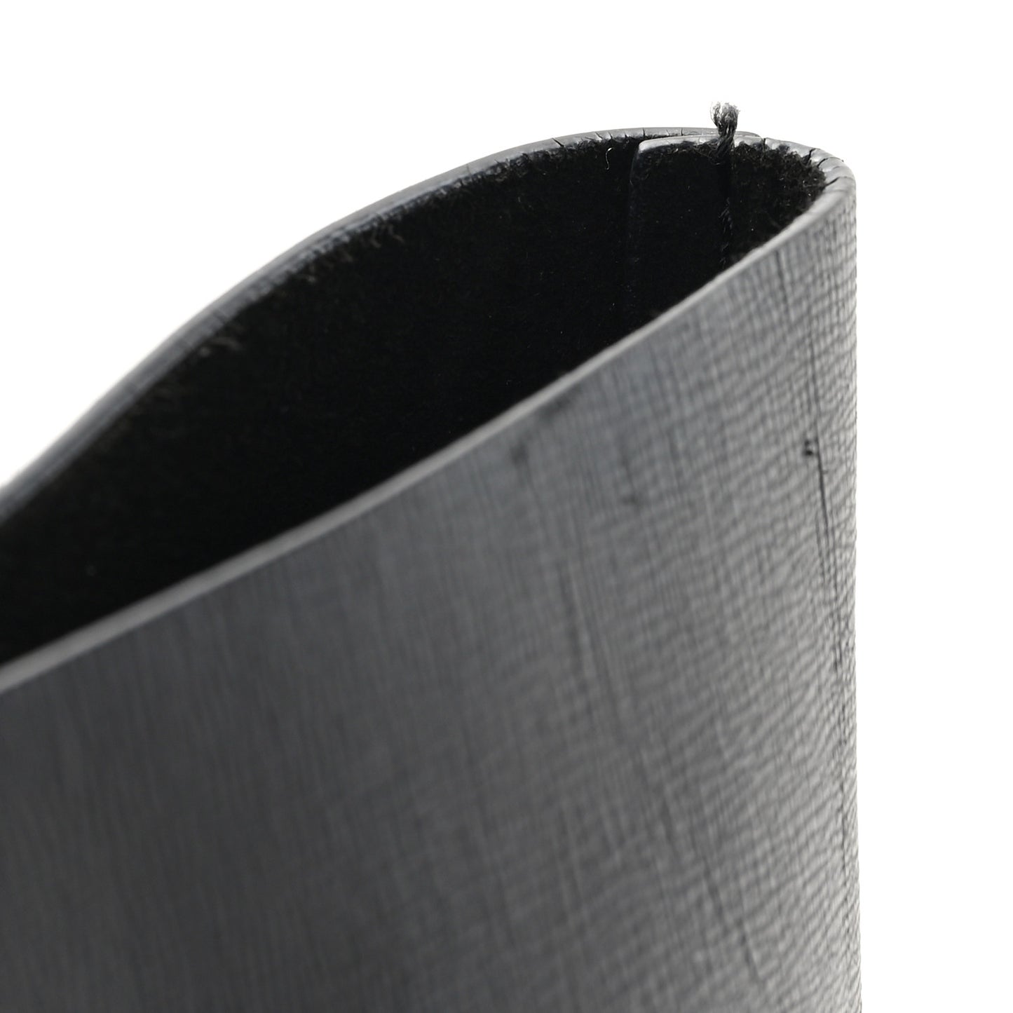 Grained Calfskin Small T Tote Black