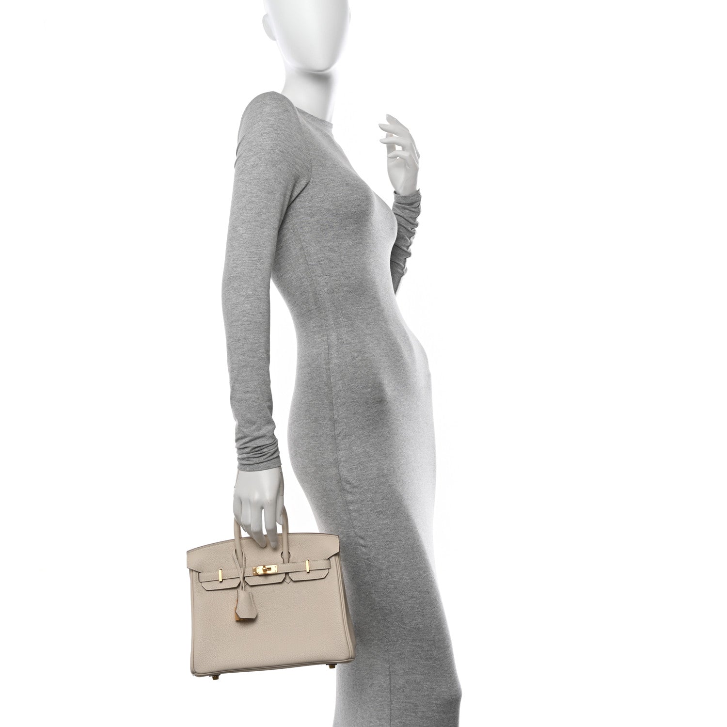 Hermes Togo Birkin 25 Craie 3 of 11