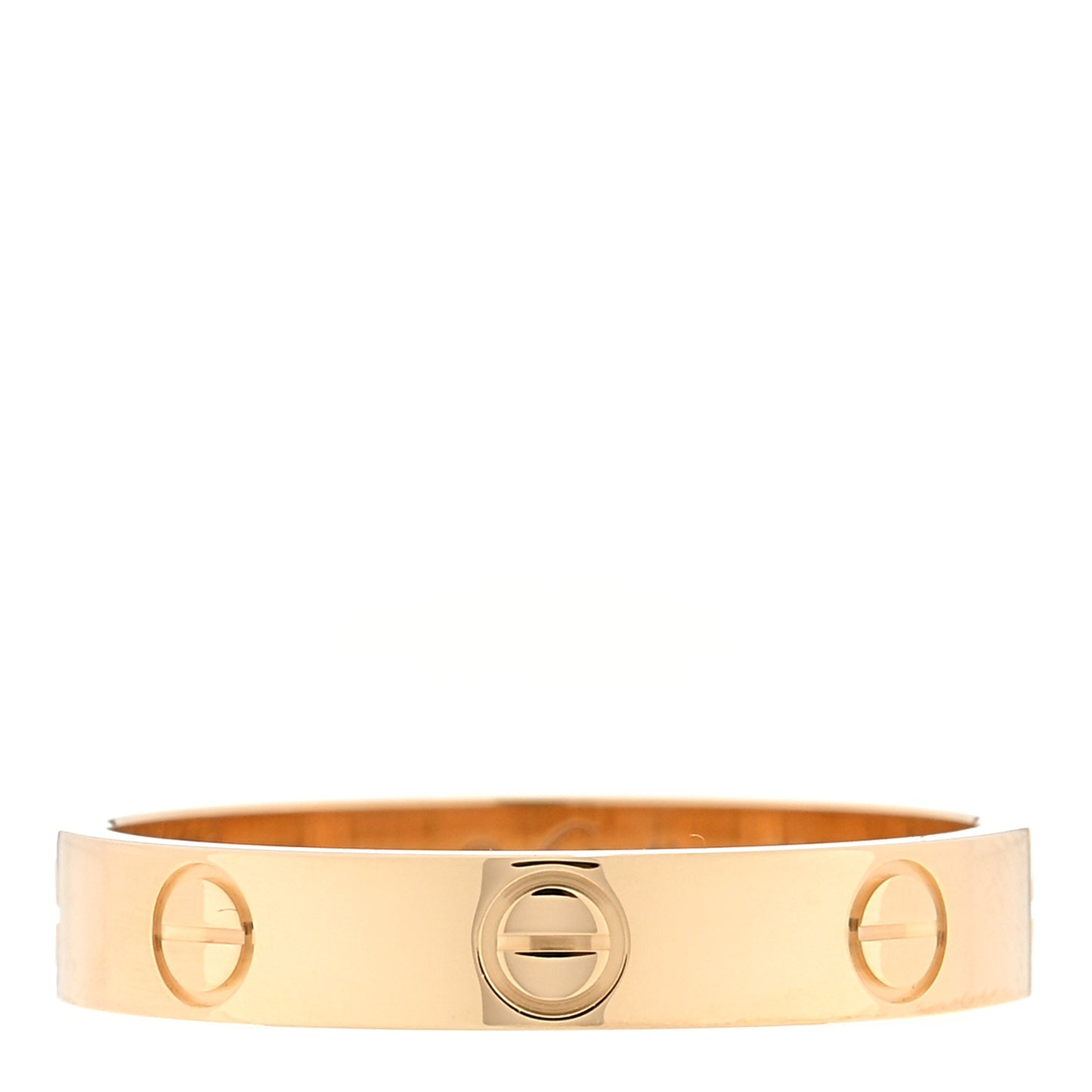18K Yellow Gold 3.5mm LOVE Wedding Band Ring 56 7.5