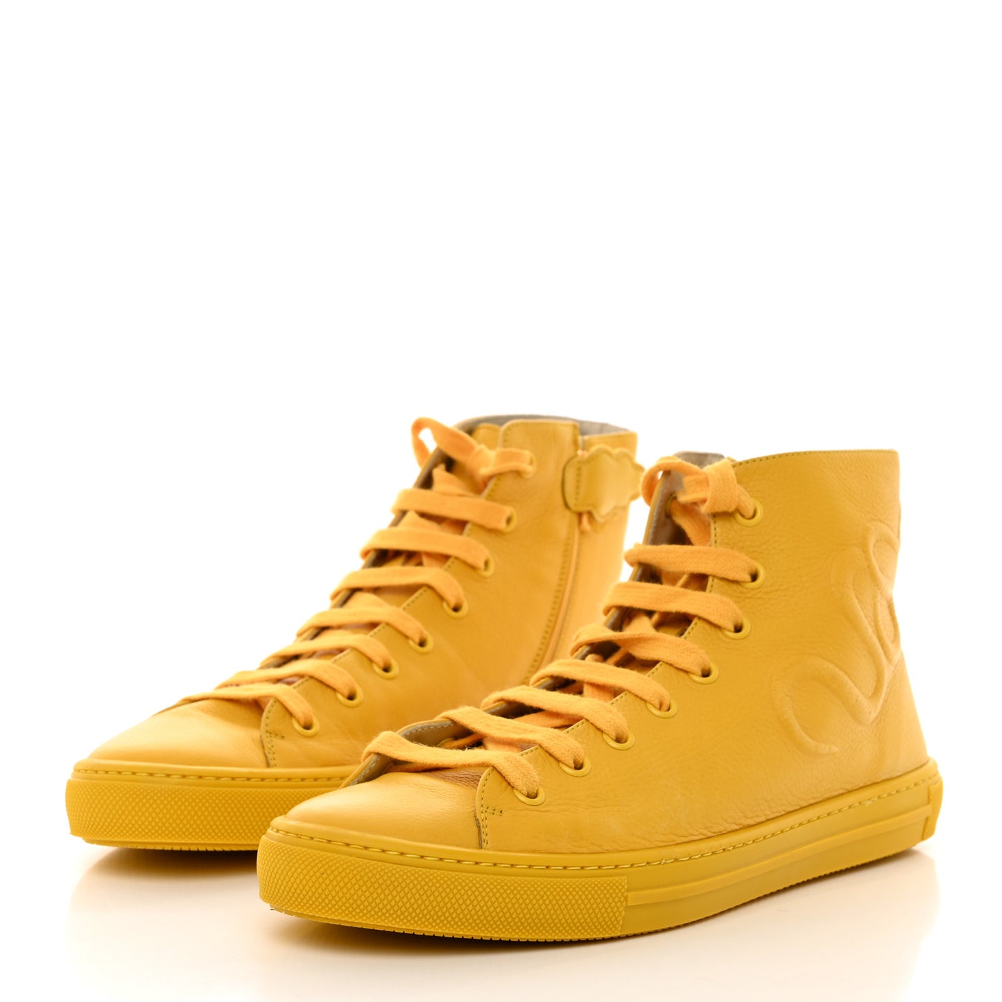 X ADIDAS Calfskin Womens High Top Sneakers 38