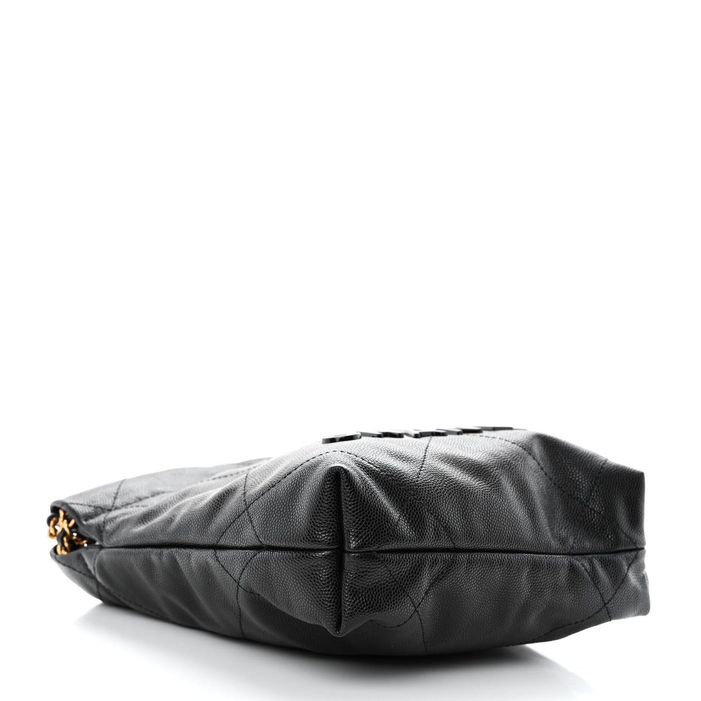 Shiny Caviar Quilted Monochrome Mini Chanel 22 Black