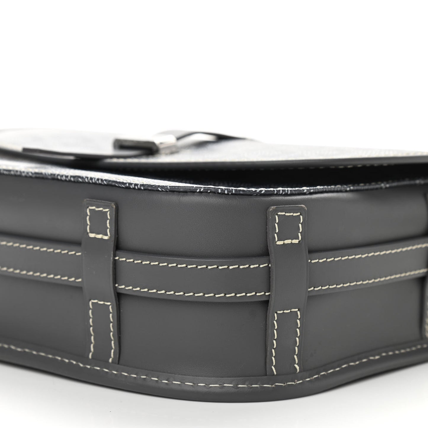 Goyardine Belvedere II PM Messenger Bag Gray