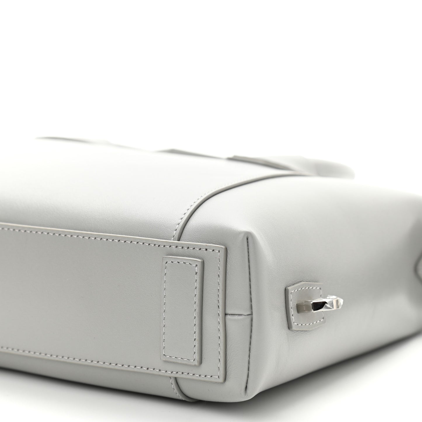 Calfskin Small Soft Antigona Pearl Grey