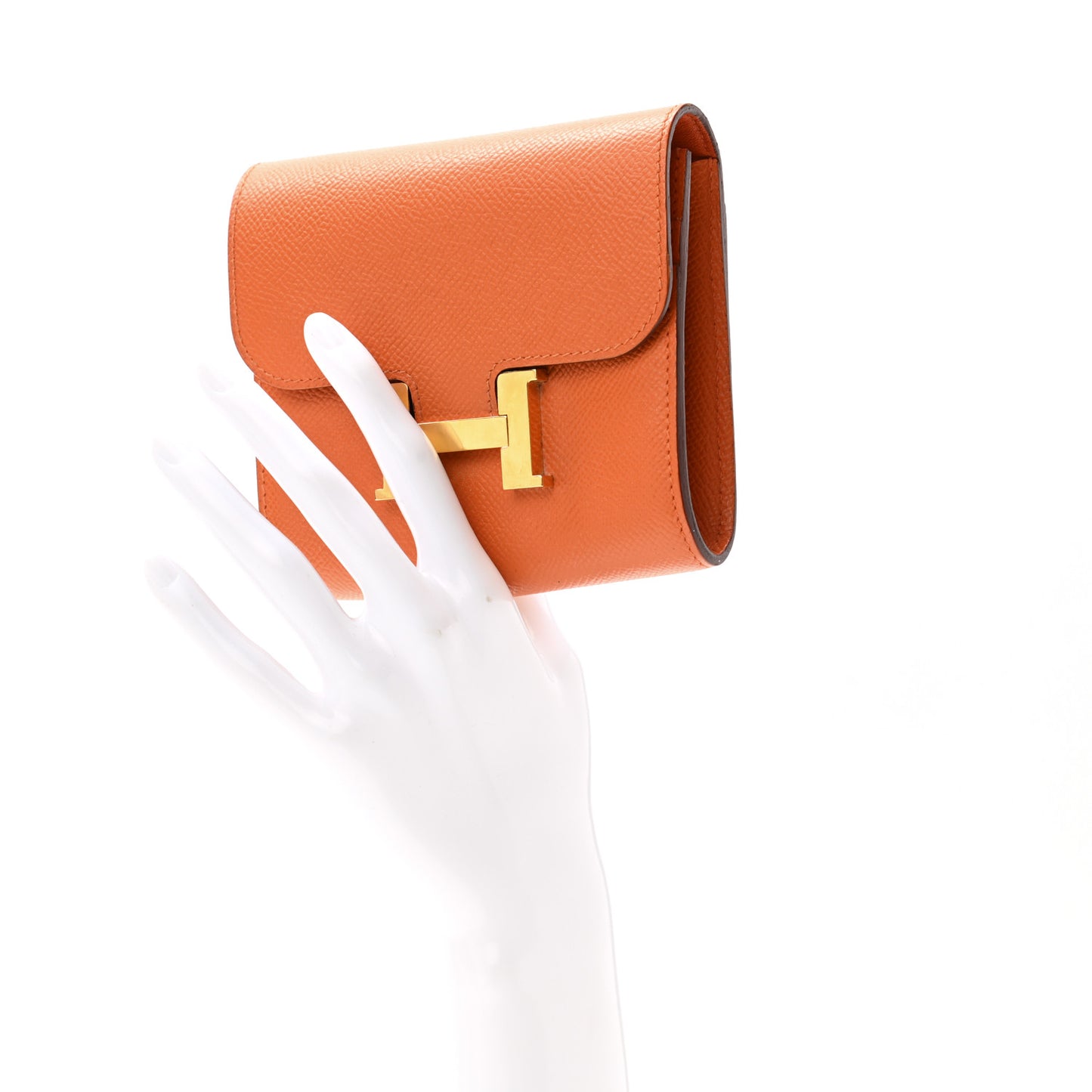 Epsom Constance Short Wallet Orange