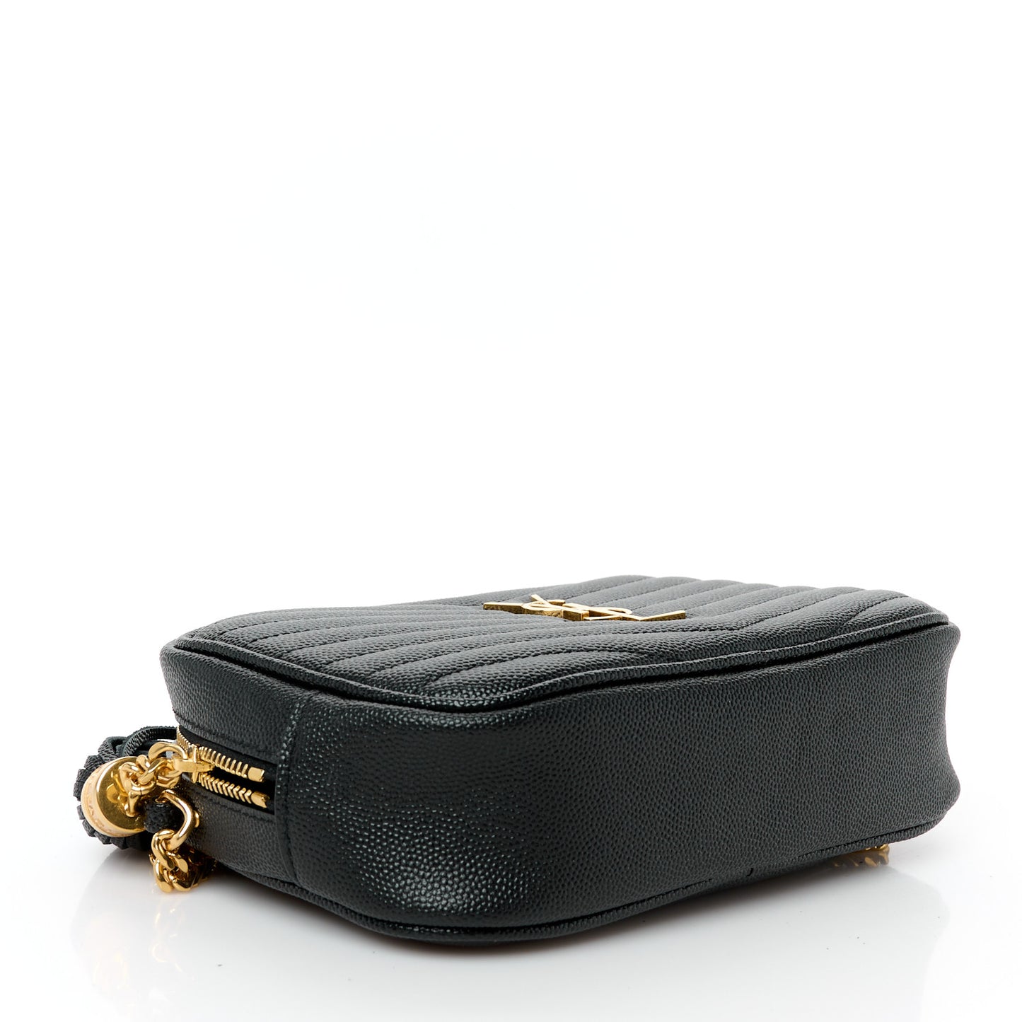Grain De Poudre Matelasse Monogram Mini Lou Camera Bag Black