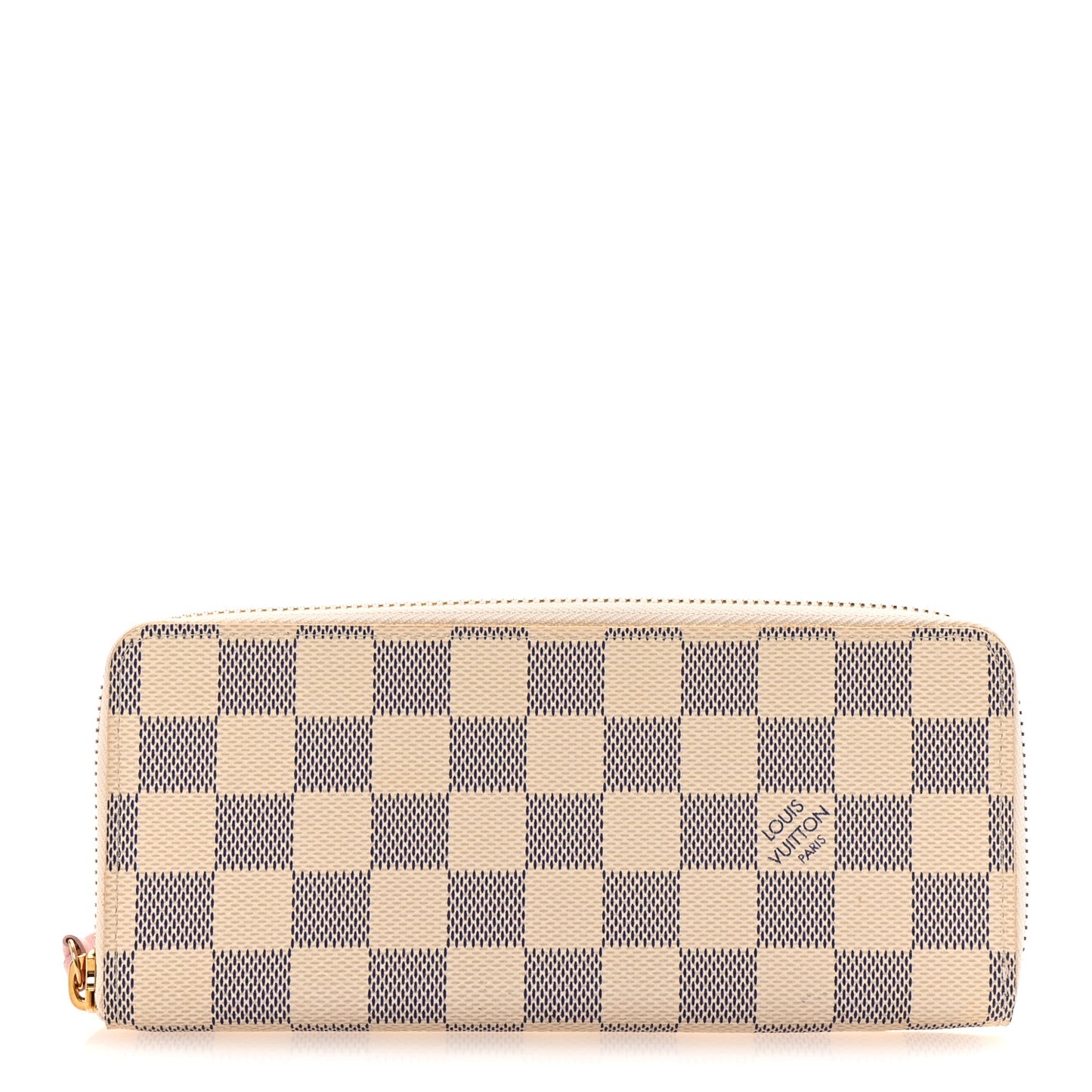 Damier Azur Clemence Wallet Rose Ballerine