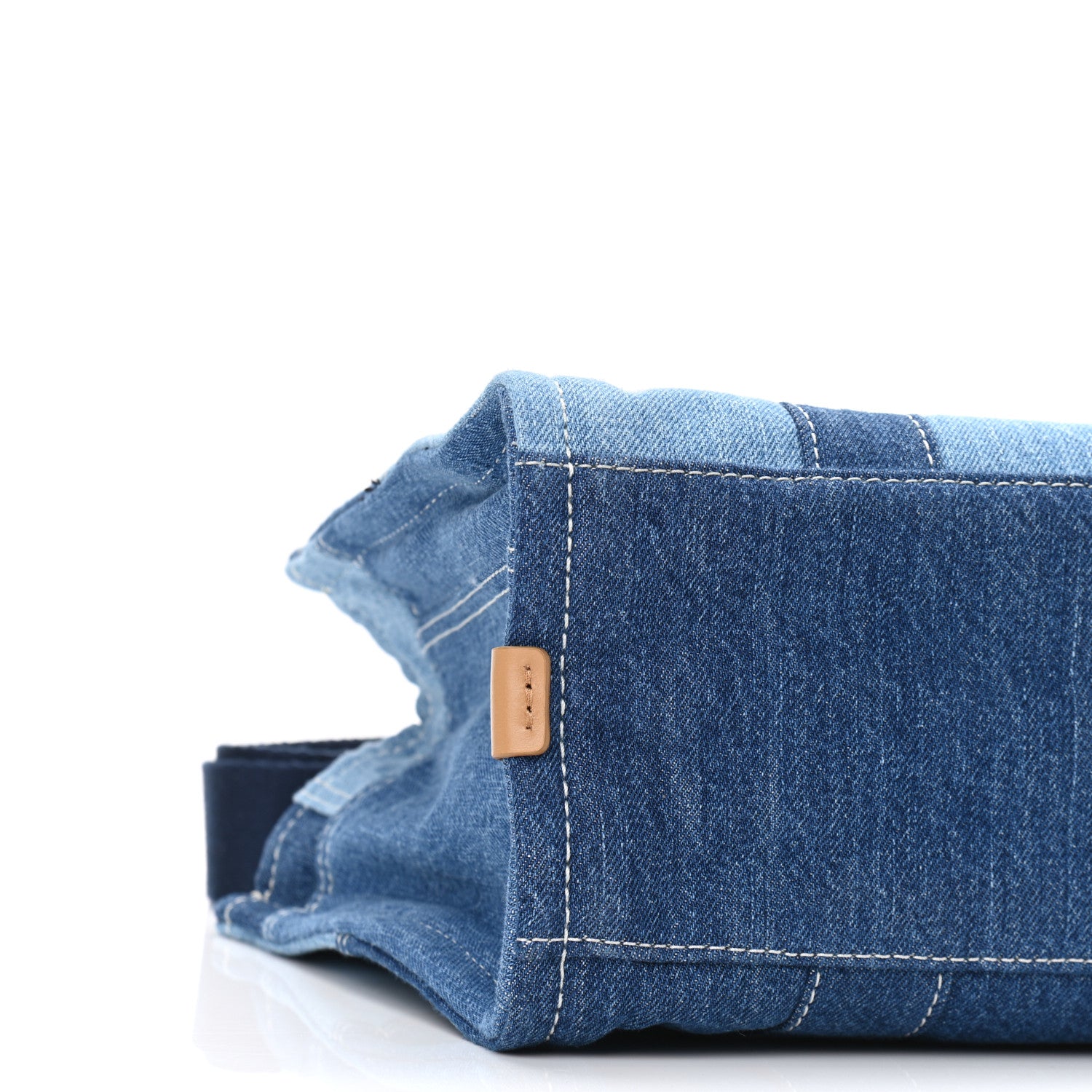 Marc Jacobs Denim Canvas Medium The Tote Bag Blue 8 of 9