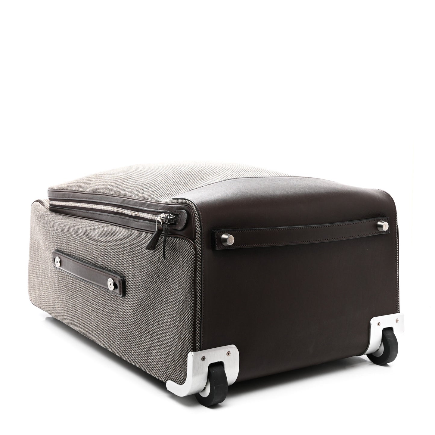 Toile Trousse Caleche Express Carry On Cabine Suitcase Graphite Etoupe