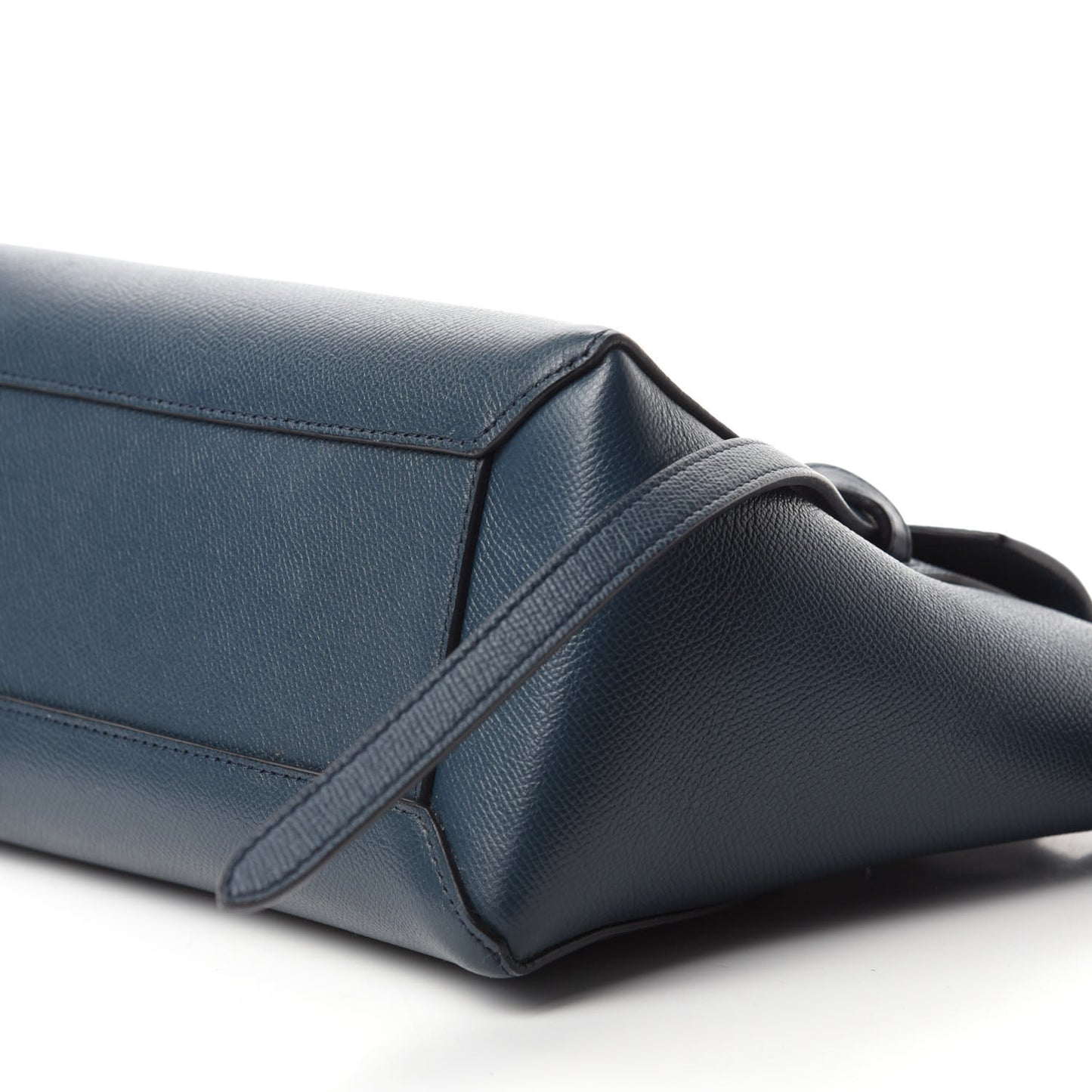 Baby Grained Calfskin Micro Belt Bag Abyss Blue