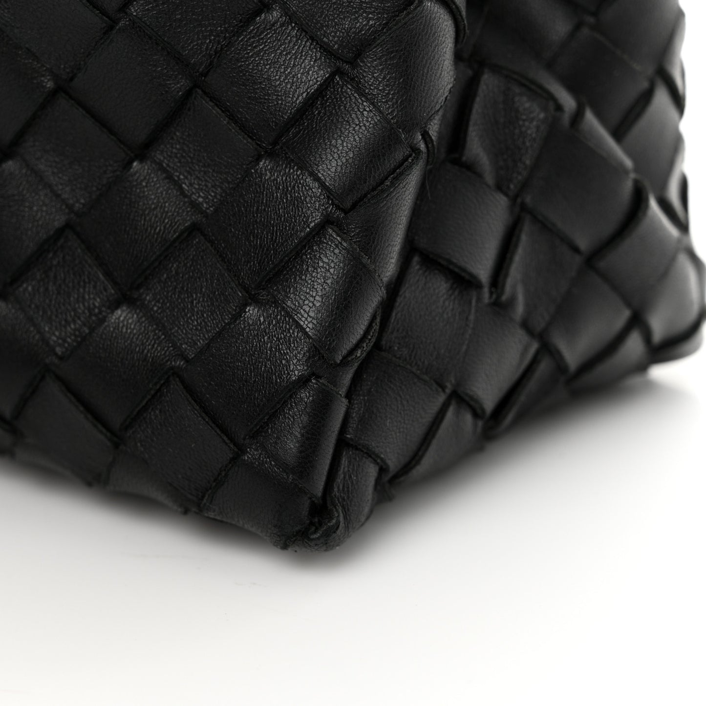 Nappa Intrecciato Medium Loop Camera Bag Black