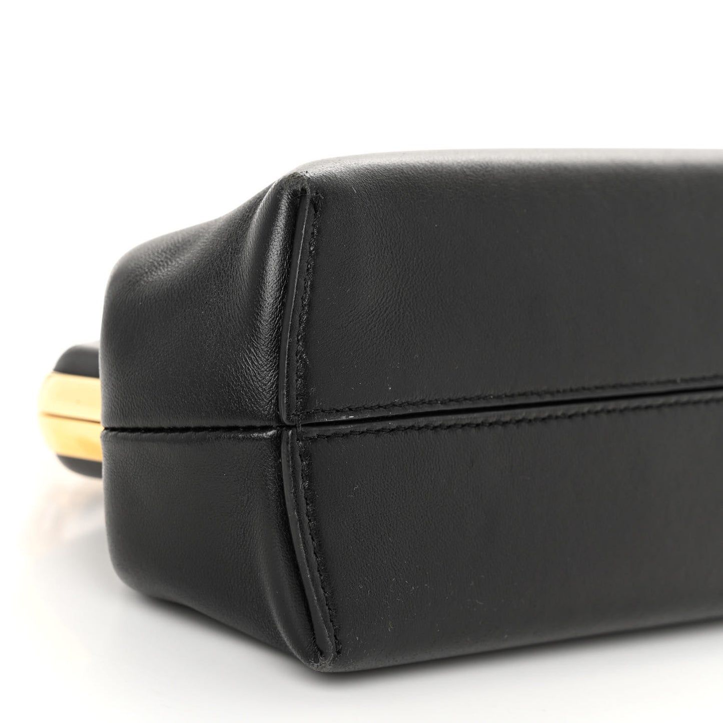 Shiny Nappa Small Fendi First Black