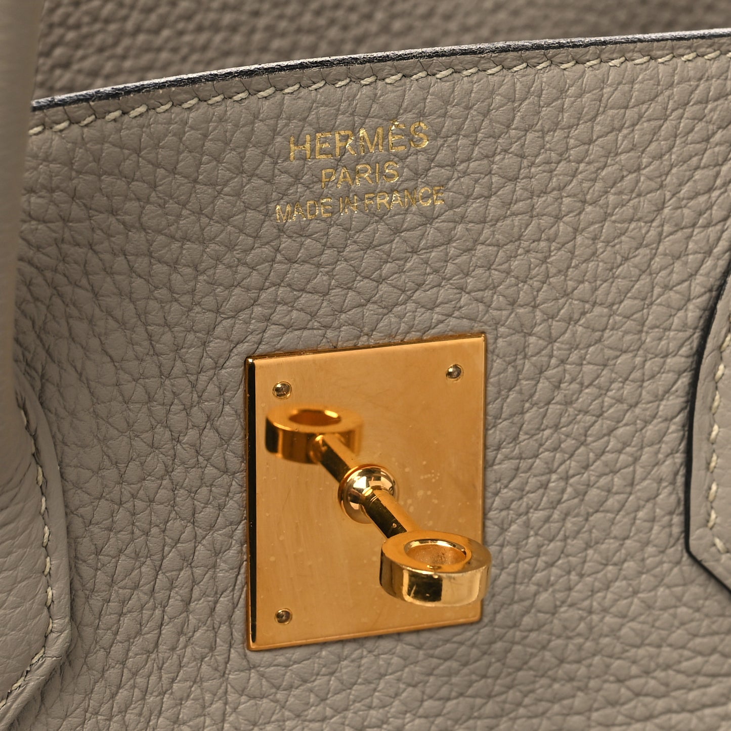 Togo Birkin 35 Gris Tourterelle