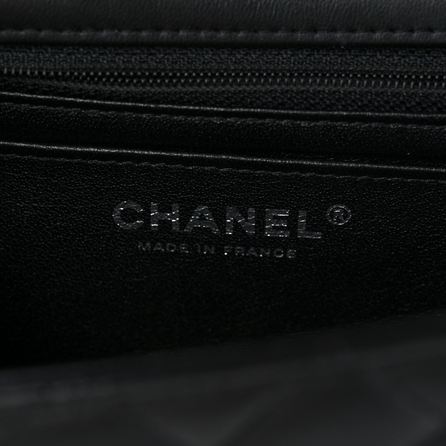 Chanel Lambskin Quilted Mini Rectangular Flap Black 6 of 10