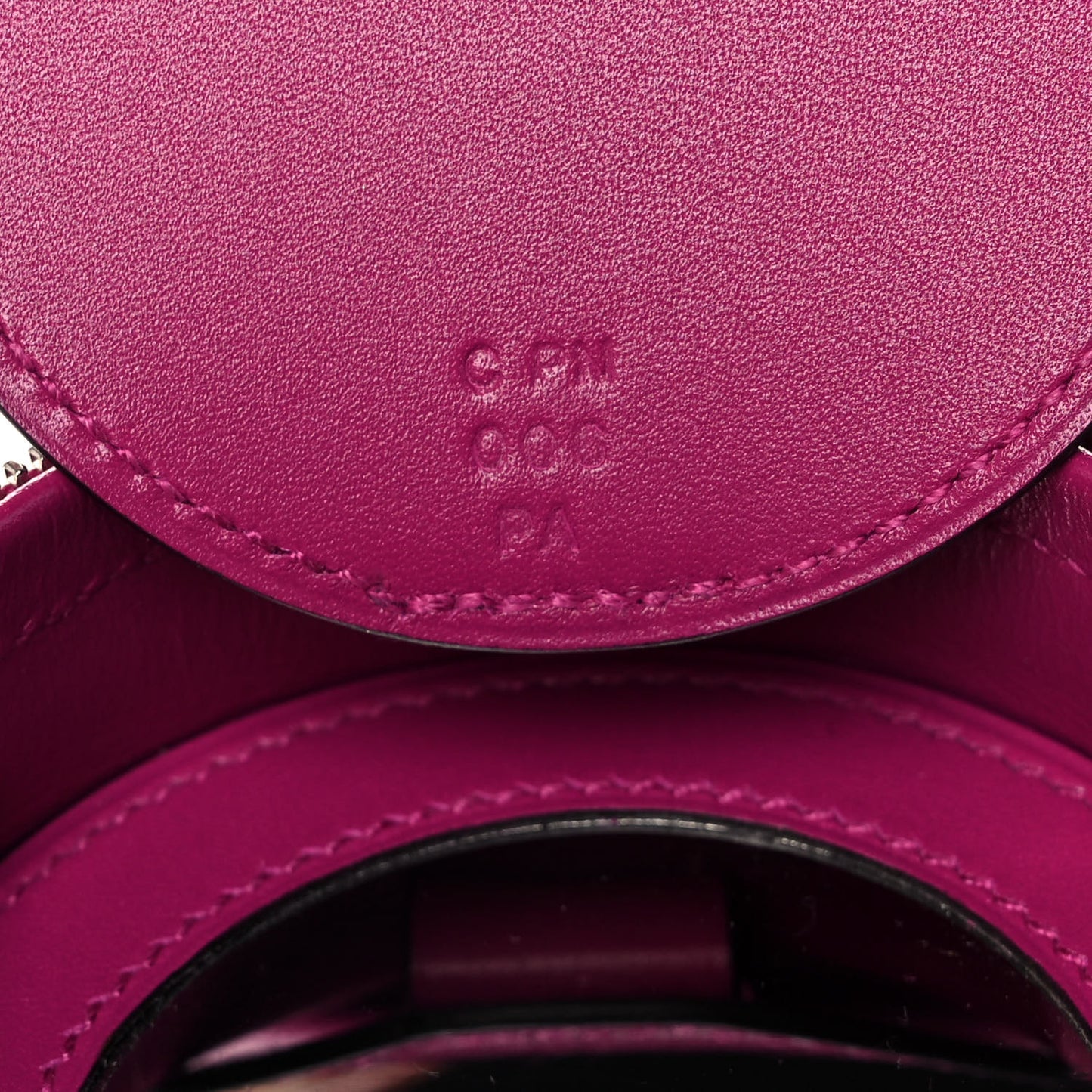 Veau Villandry Micro Rond Rose Pourpre