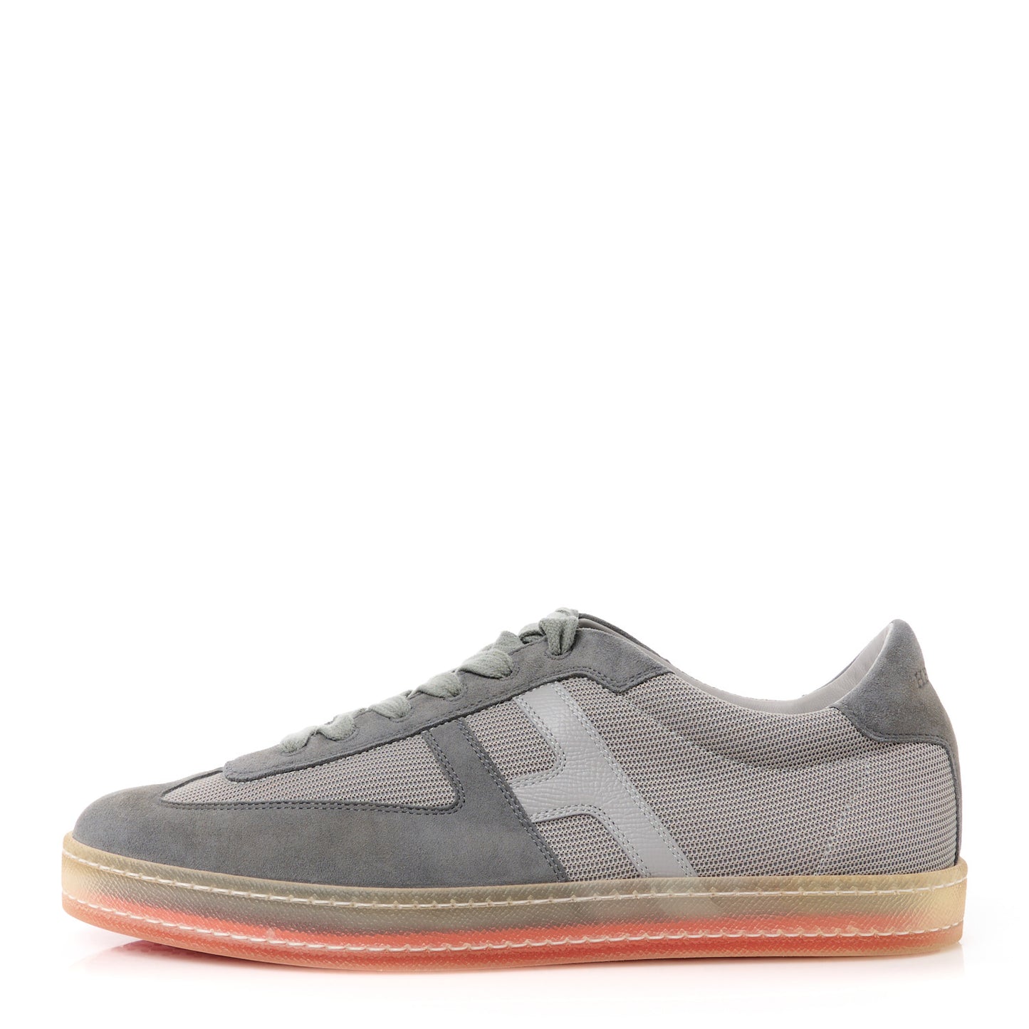Epsom Technical Mesh Suede Mens Boomerang Sneakers 42 Gris