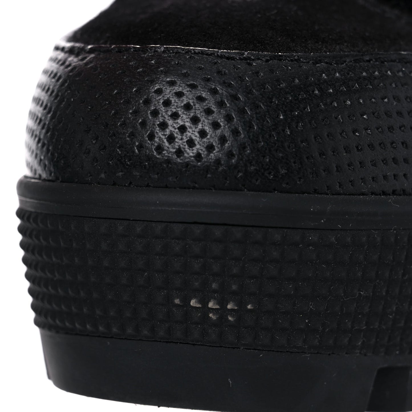 Velvet Calfskin Monogram Laureate Platform Desert Boots 38.5 Black White