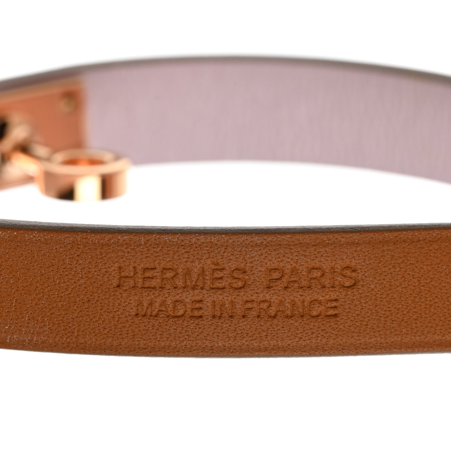 Swift Kelly Double Tour Bracelet T1 Mauve Pale