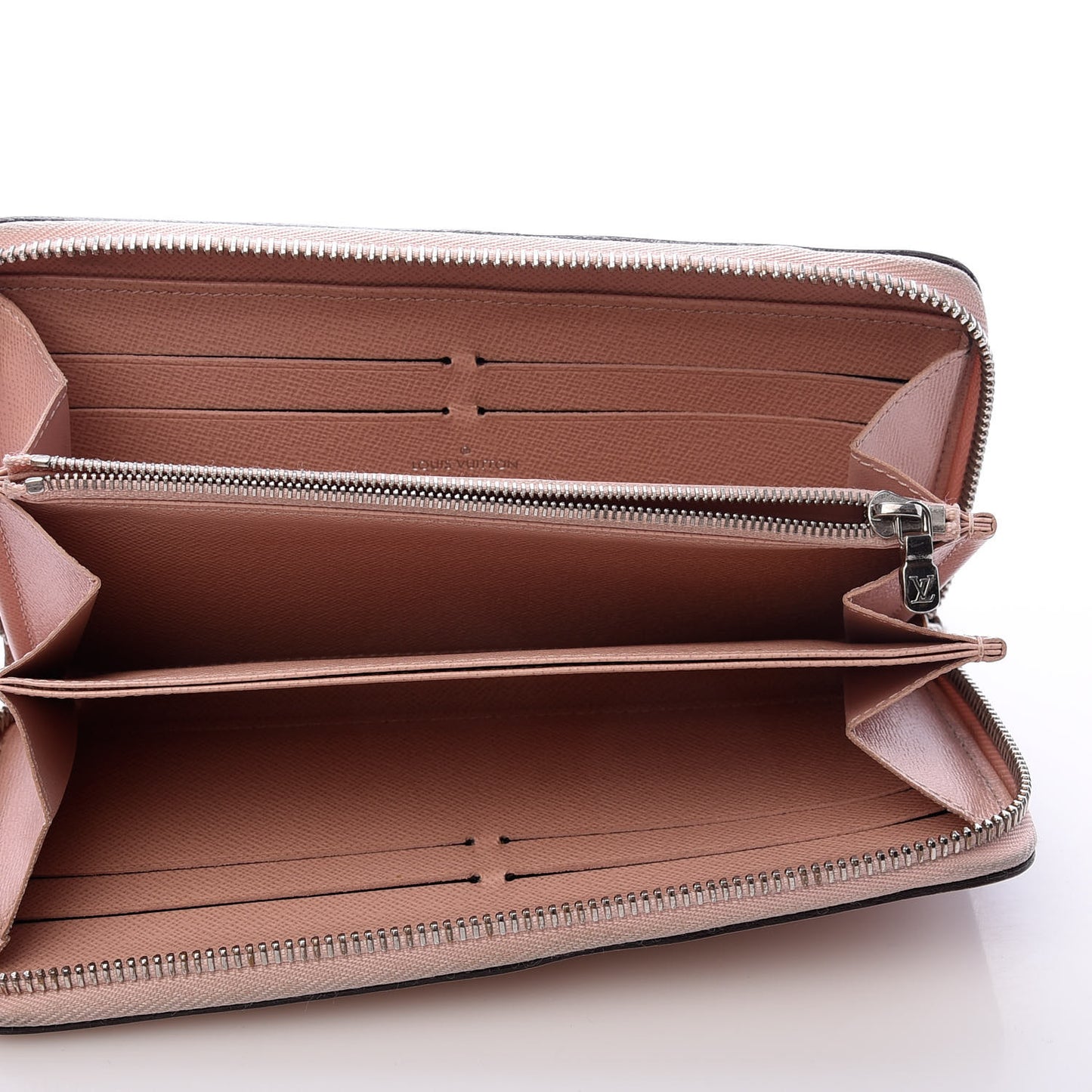 Epi Zippy Wallet Rose Ballerine