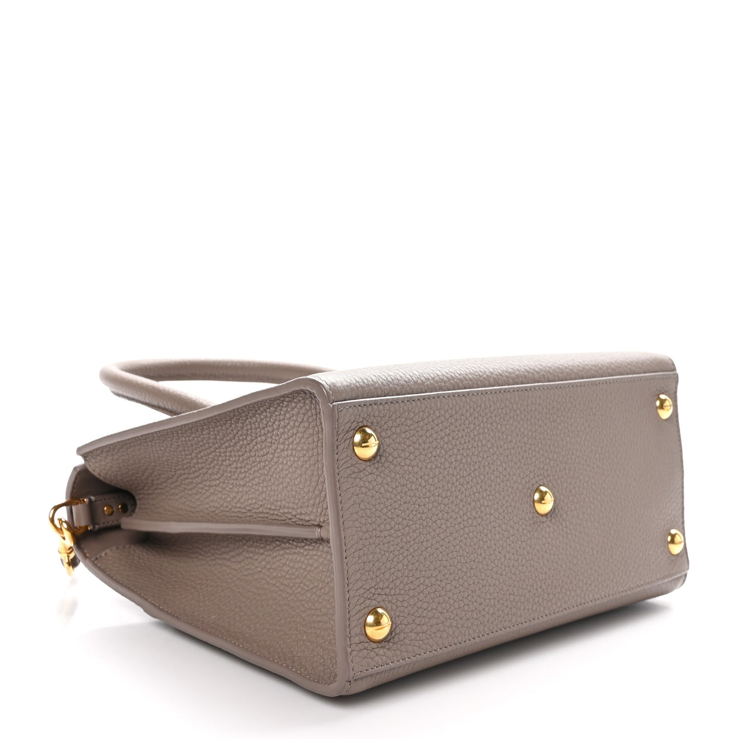 Grained Calfskin Medium St. Honore Tote Beige