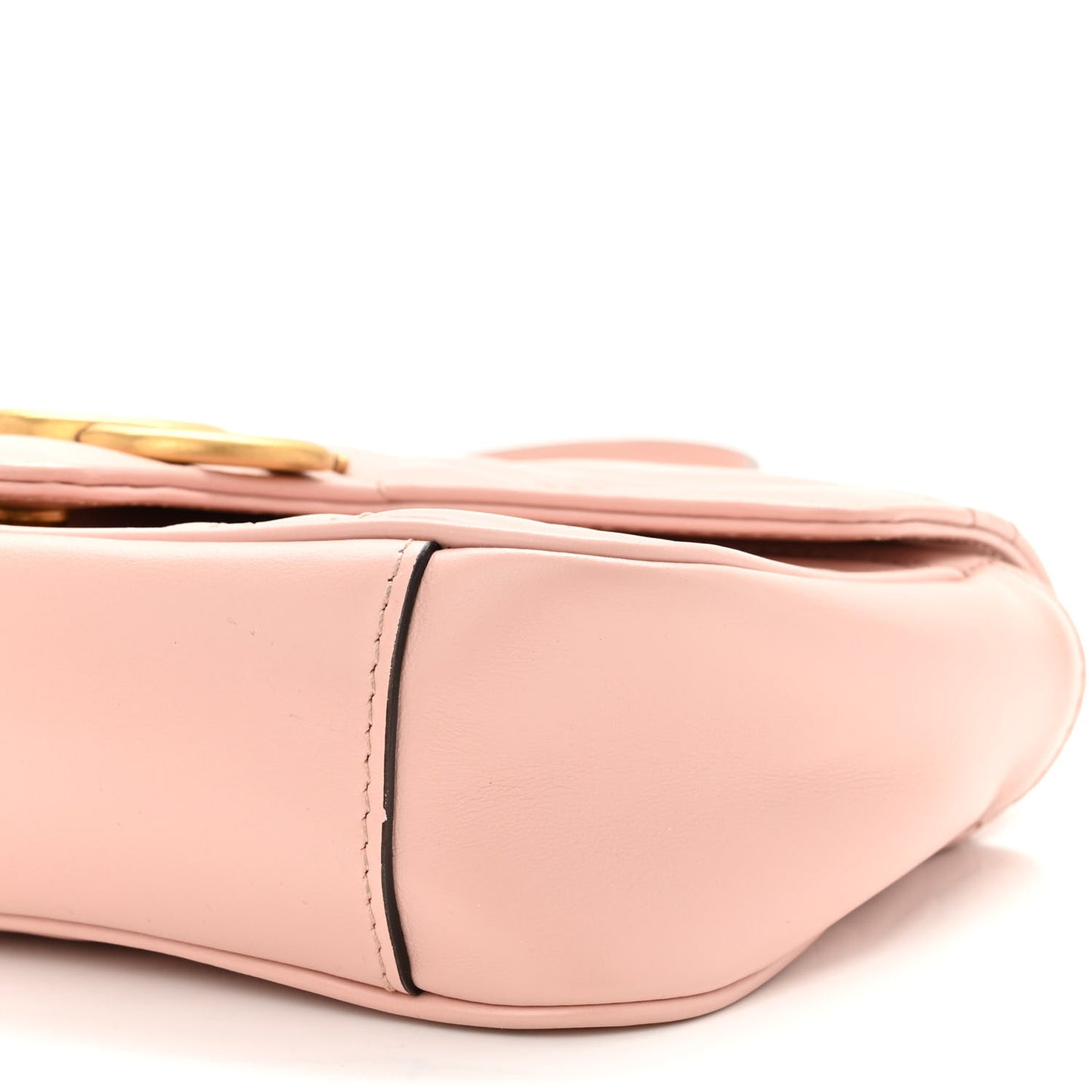 Calfskin Matelasse Mini GG Marmont Shoulder Bag Perfect Pink