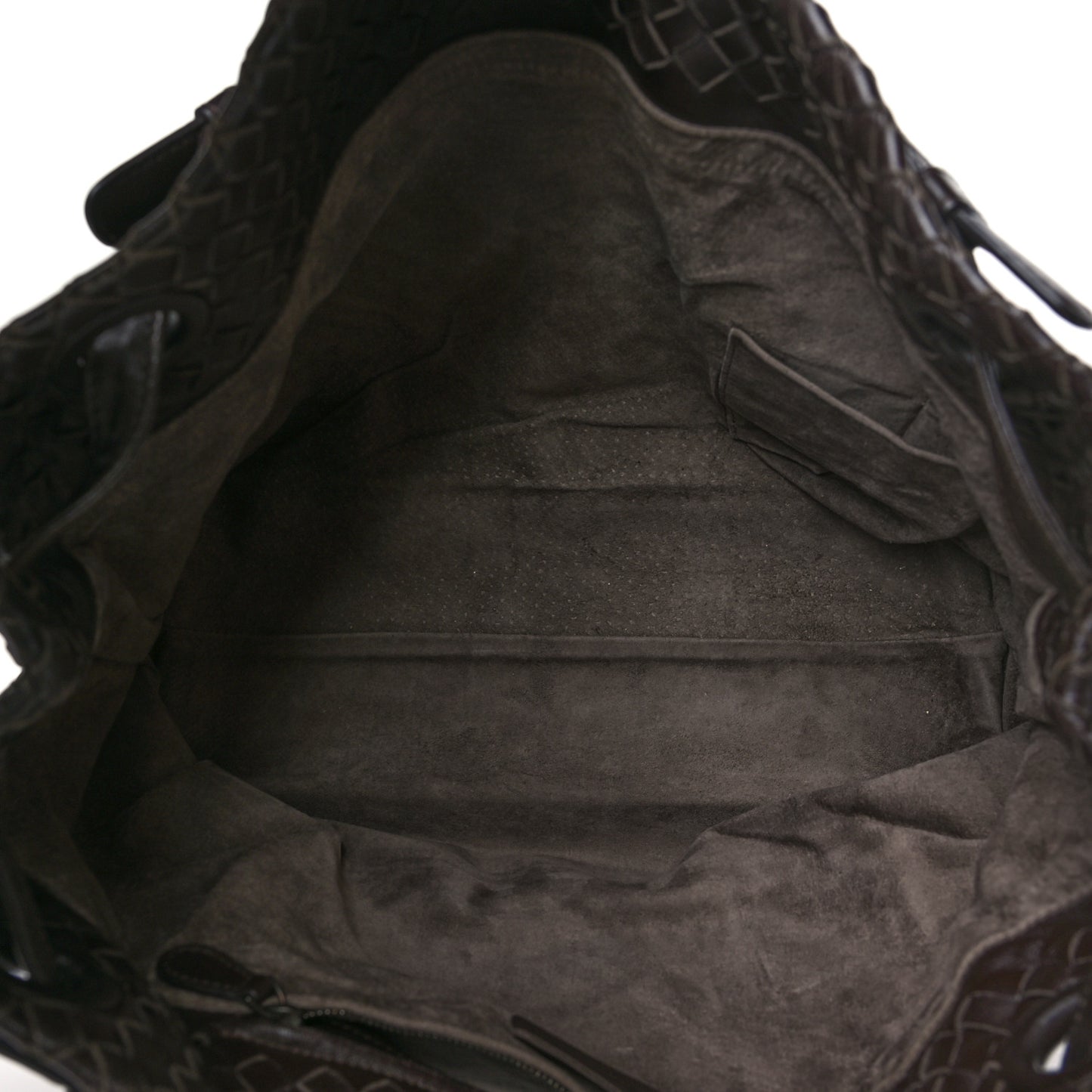 Nappa Intrecciato Garda Bag Ebano