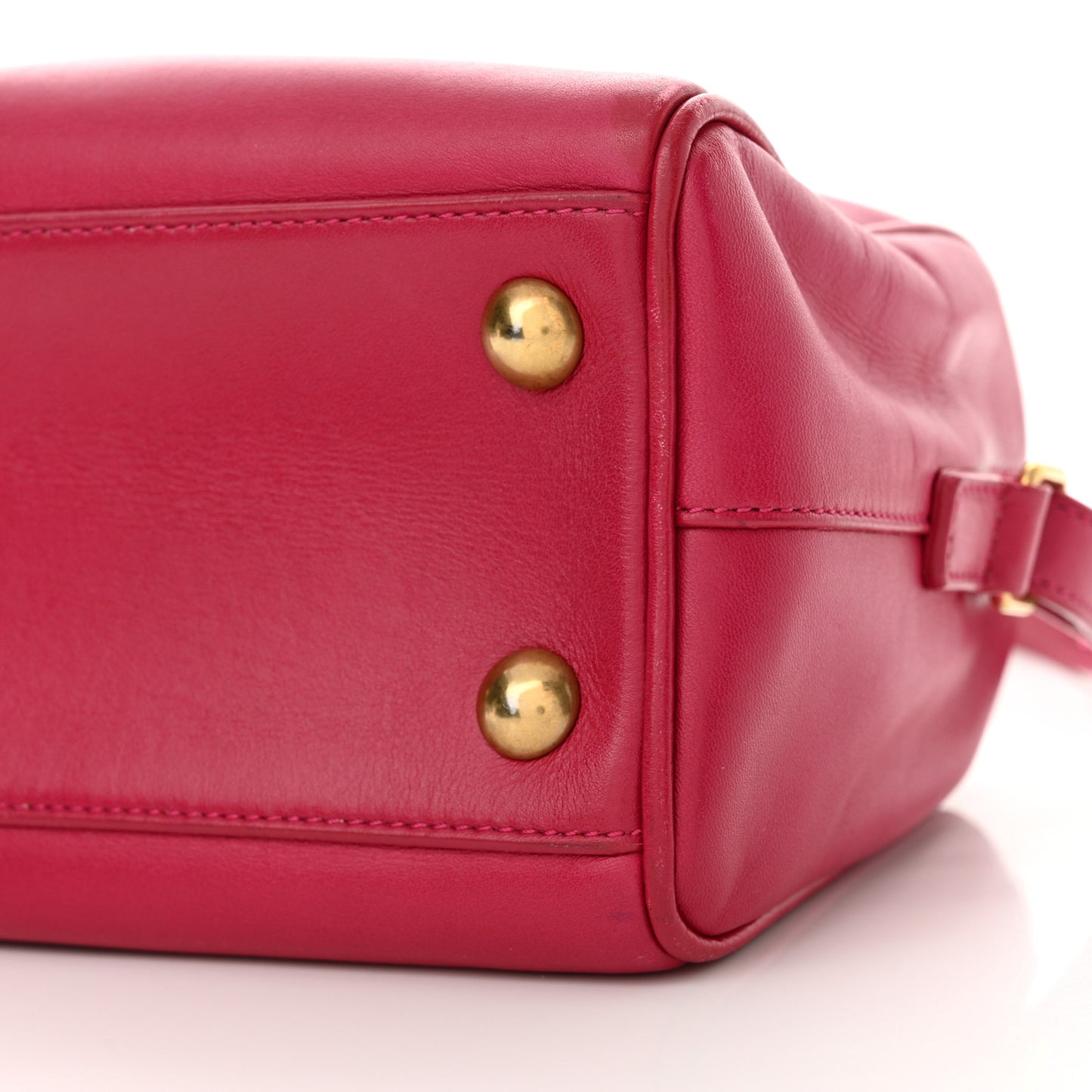 Calfskin Classic Baby Duffle Fuchsia