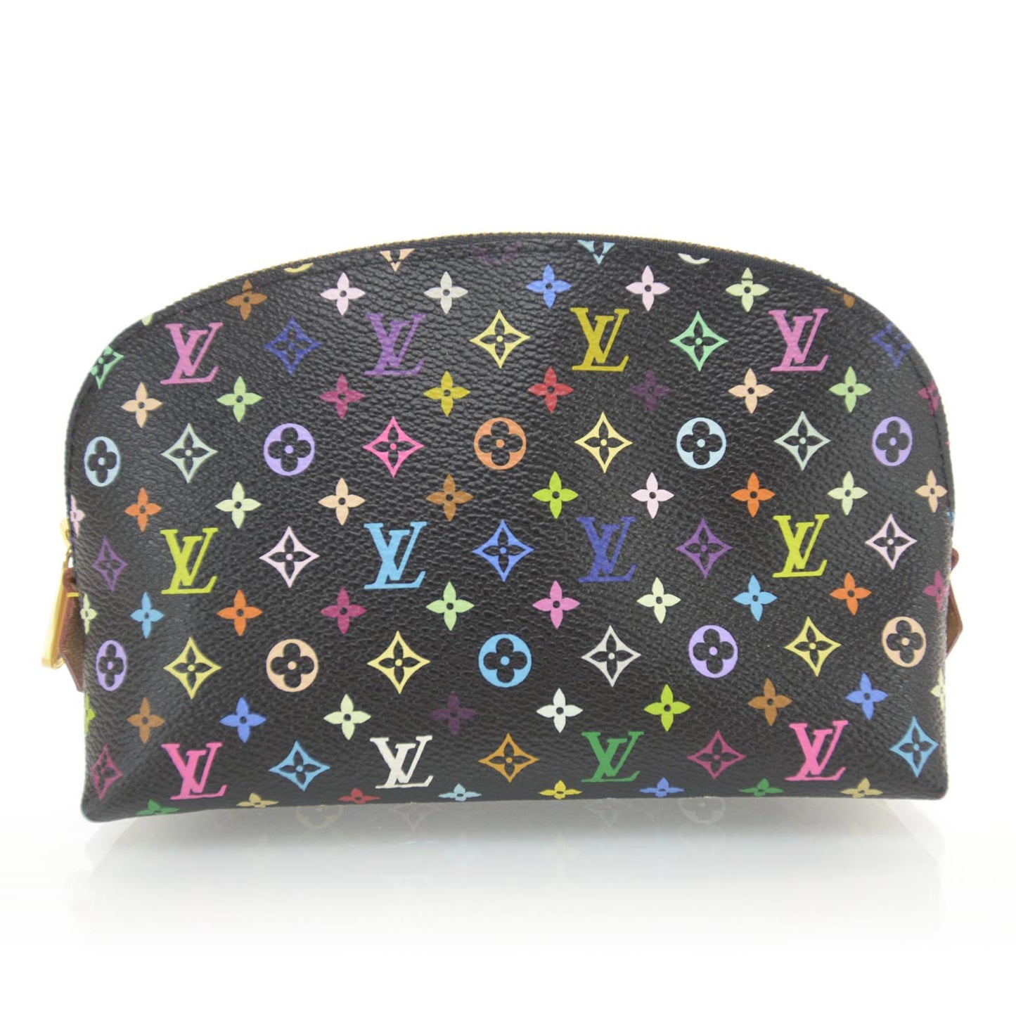 Monogram Multicolor Cosmetic Pouch Black Grenade