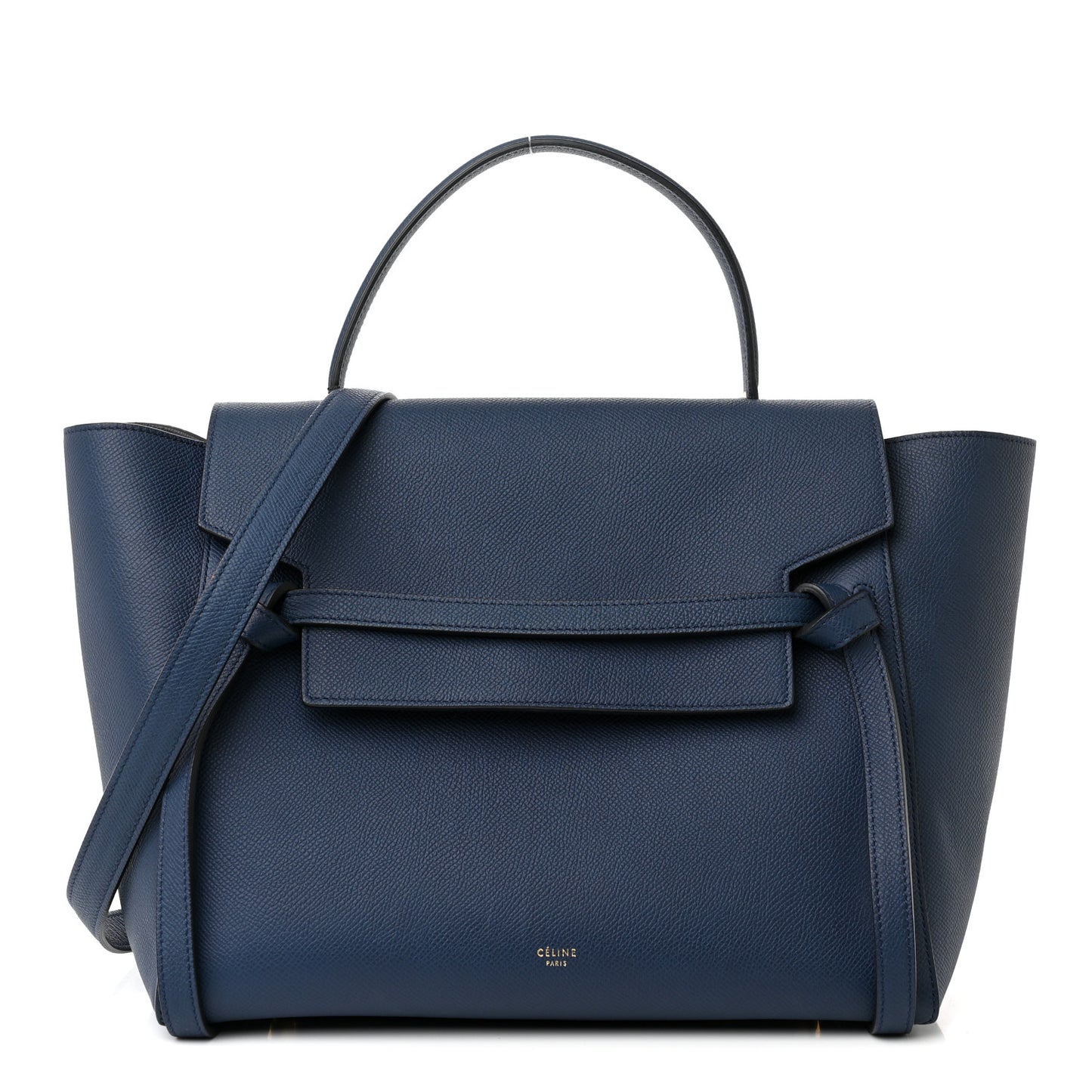 Grained Calfskin Mini Belt Bag Deepsea