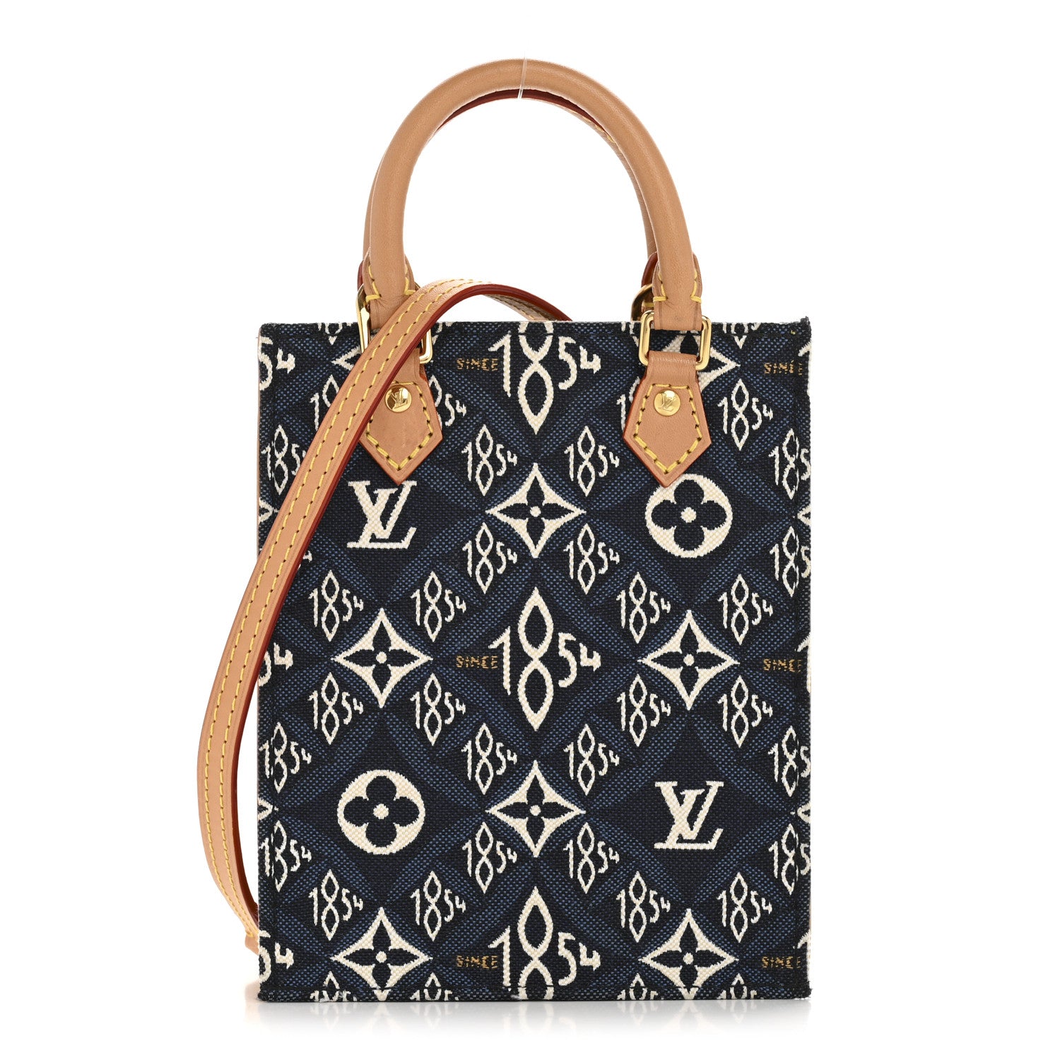 Louis Vuitton Jacquard Since 1854 Petit Sac Plat Blue 1771767