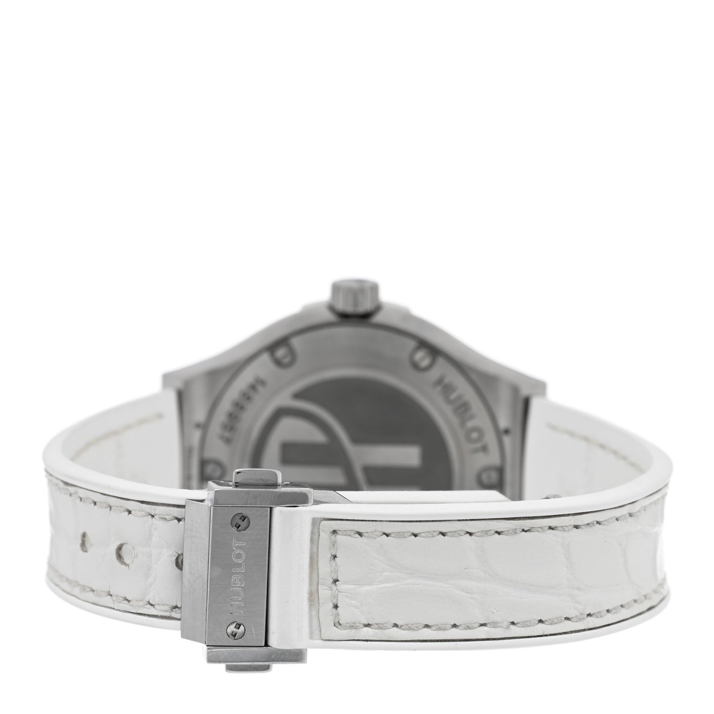 Titanium Alligator Diamond Bezel 33mm Classic Fusion Quartz Watch 581.NE.2010.LR