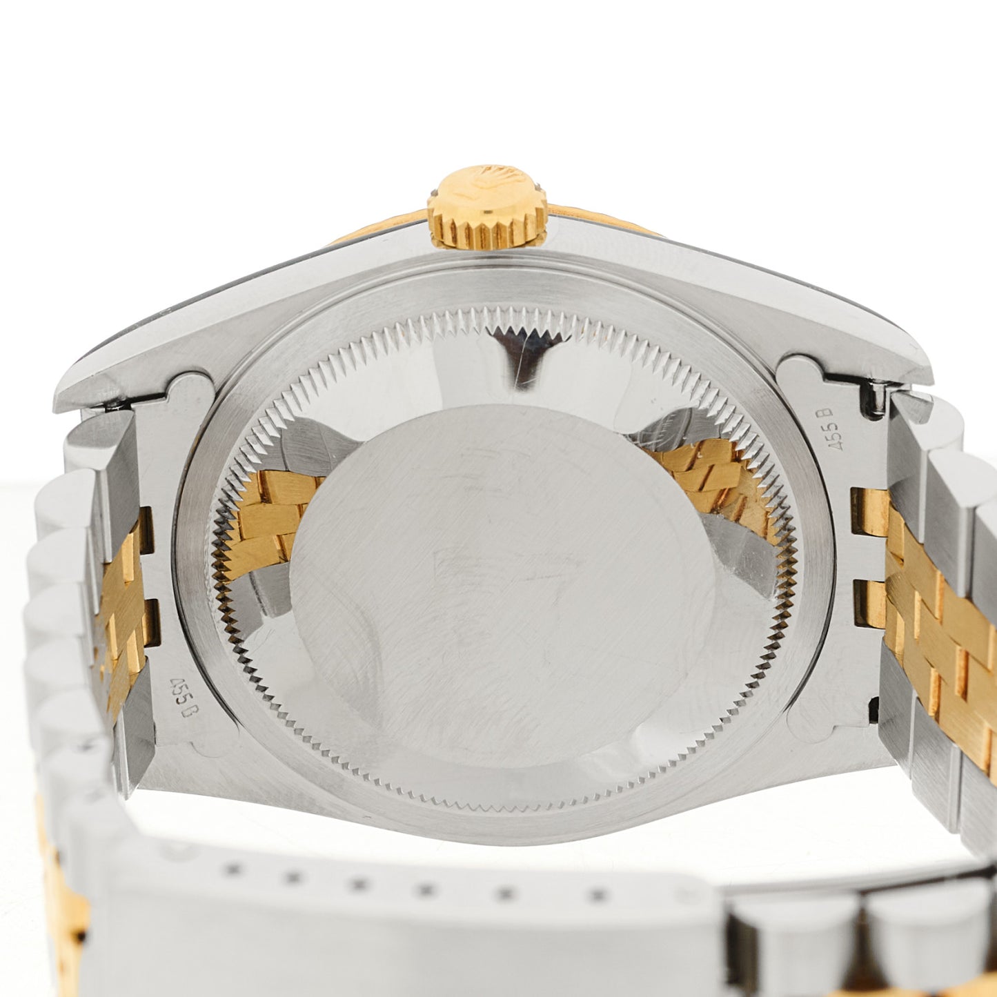 Stainless Steel 18K Yellow Gold 36mm Oyster Perpetual Datejust Watch Champagne 16233