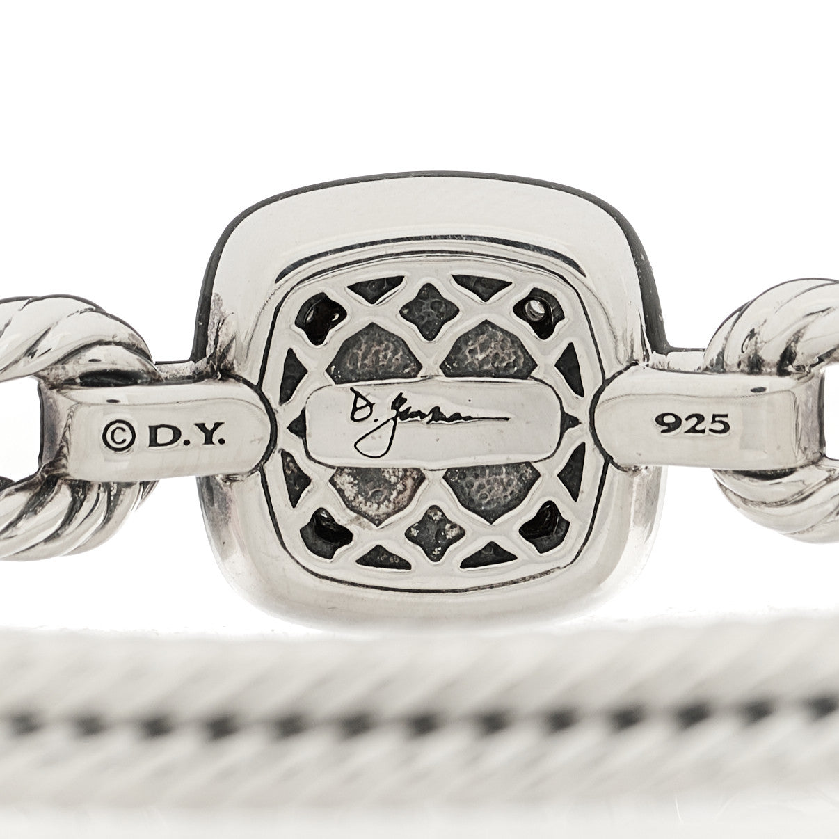 Sterling Silver Diamond Albion Cable Bracelet