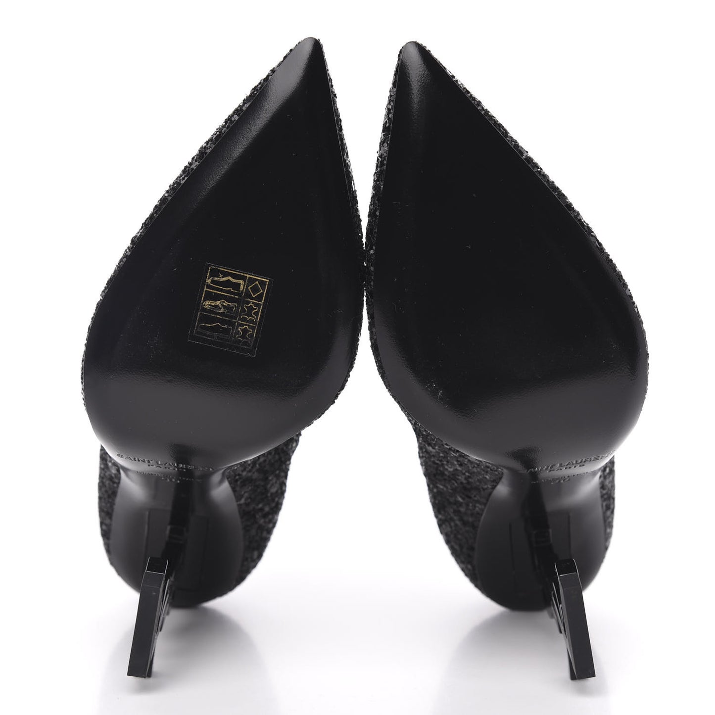 Glitter Opyum 100 Pumps 36 Black