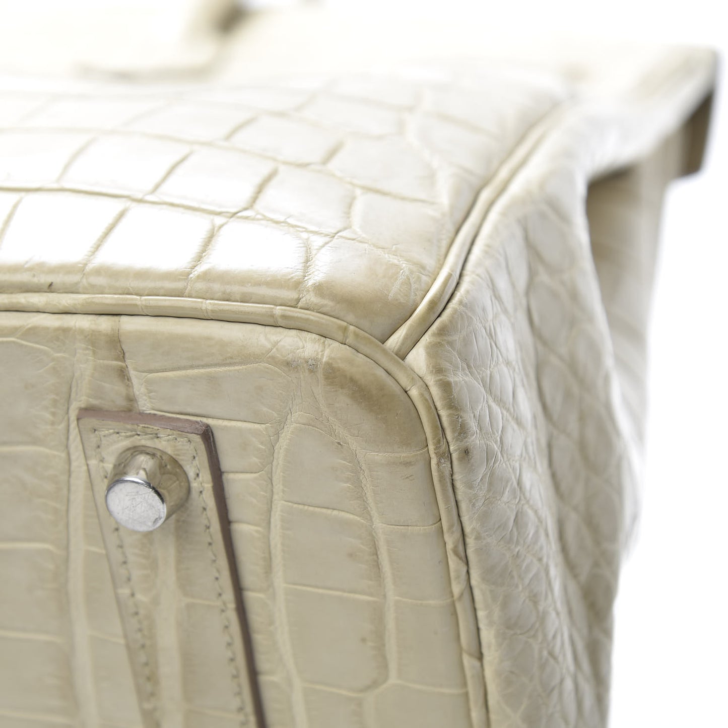 Matte Niloticus Crocodile Birkin 35 Beton