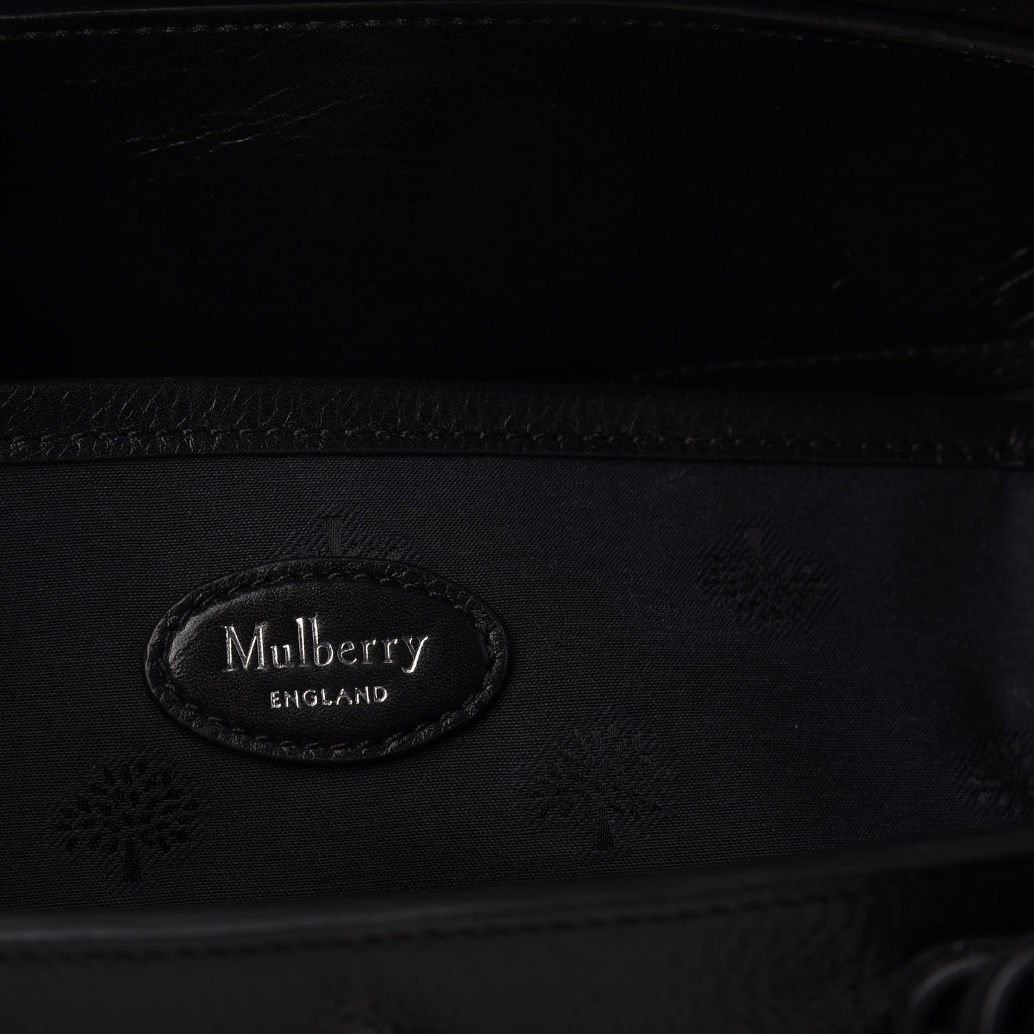Mulberry Natural Vegetable Tanned Small Bayswater Black 6 of 8
