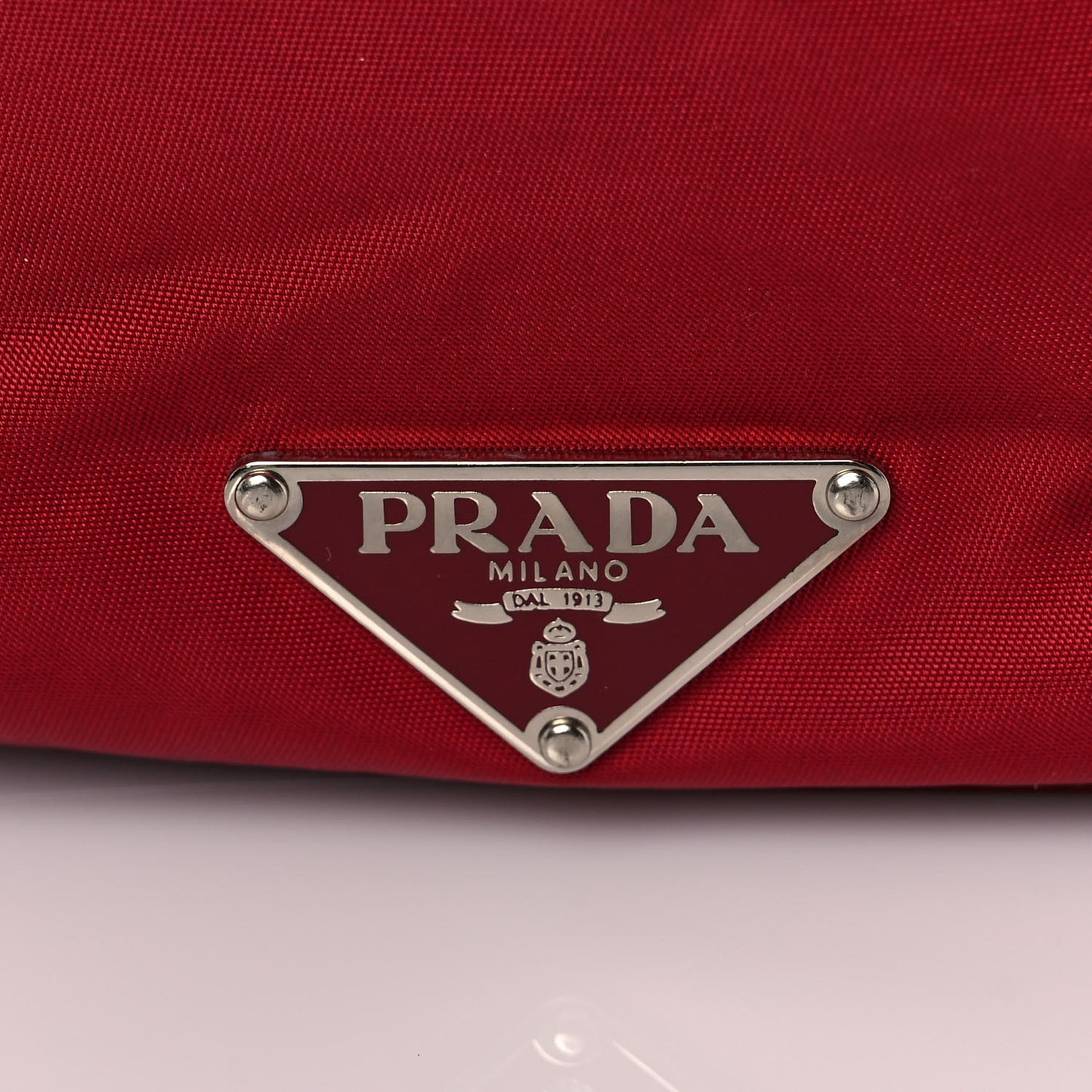 Tessuto Nylon Small Shoulder Bag Red