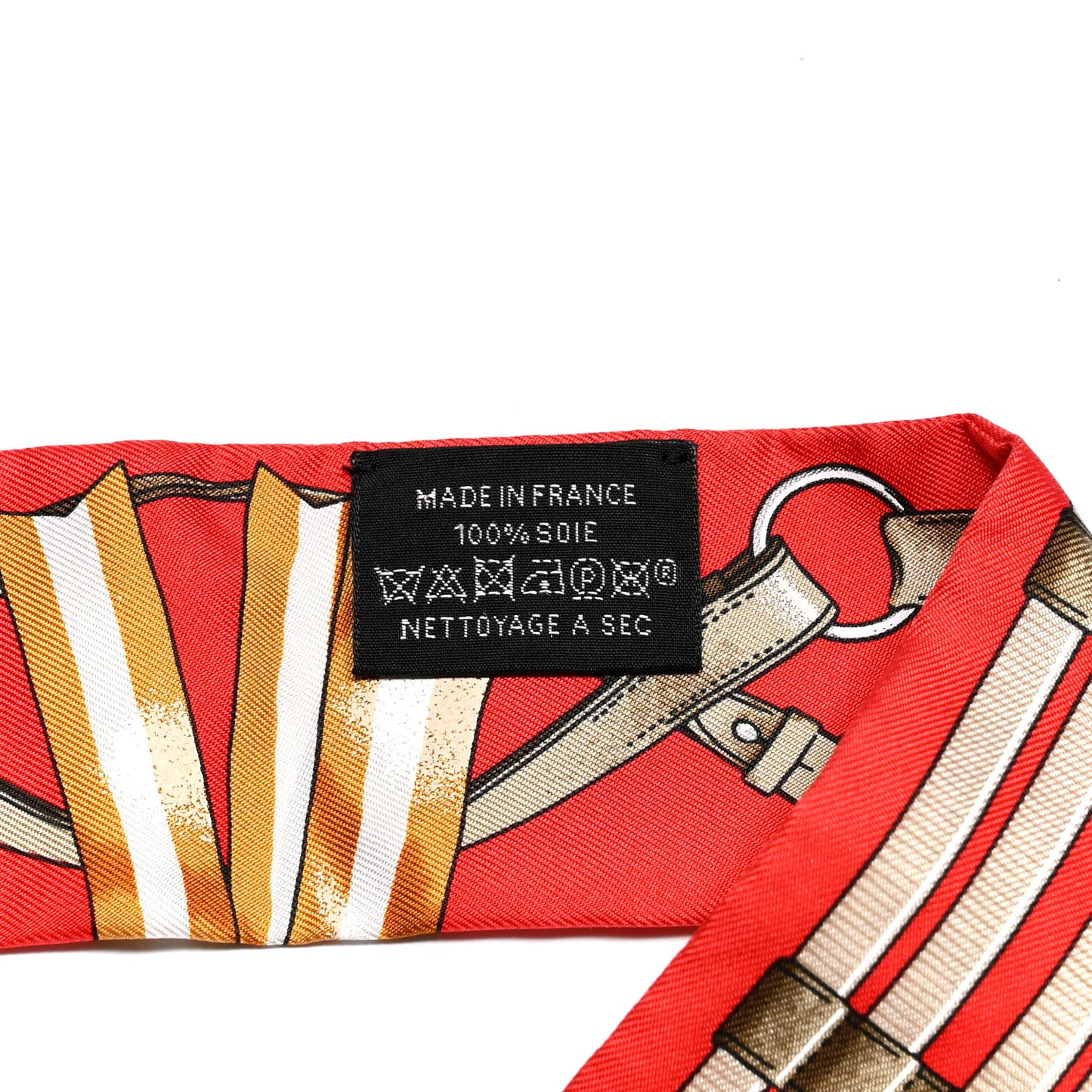 Silk Jumping Twilly Rouge Vif Caramel