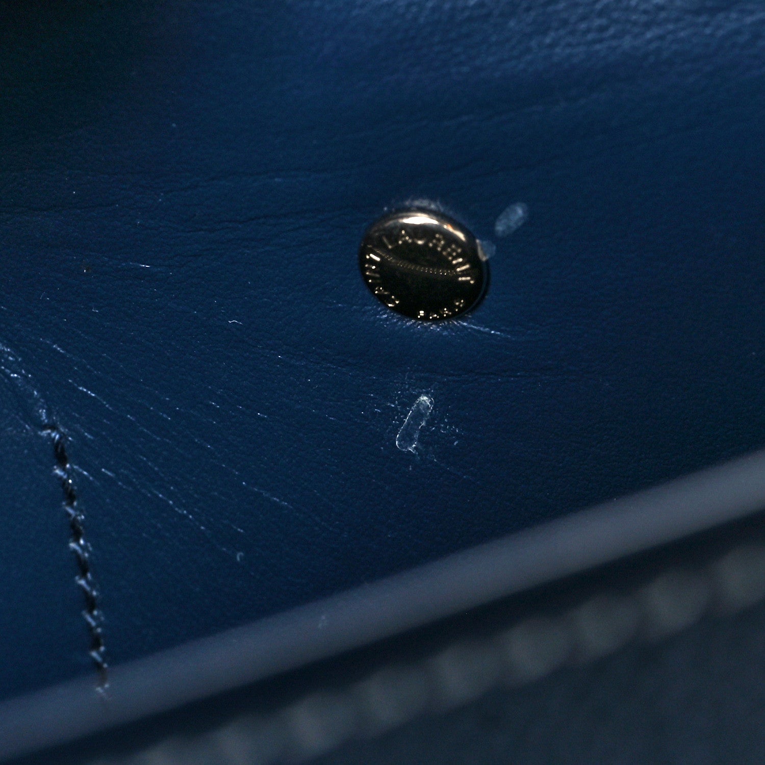 Saint Laurent Grained Calfskin Small Sac De Jour Denim Blue 14 of 15