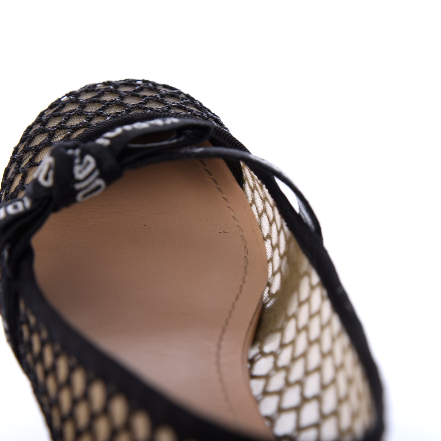 Resille Ribbon Miss J'Adior Ballet Flat 37 Black