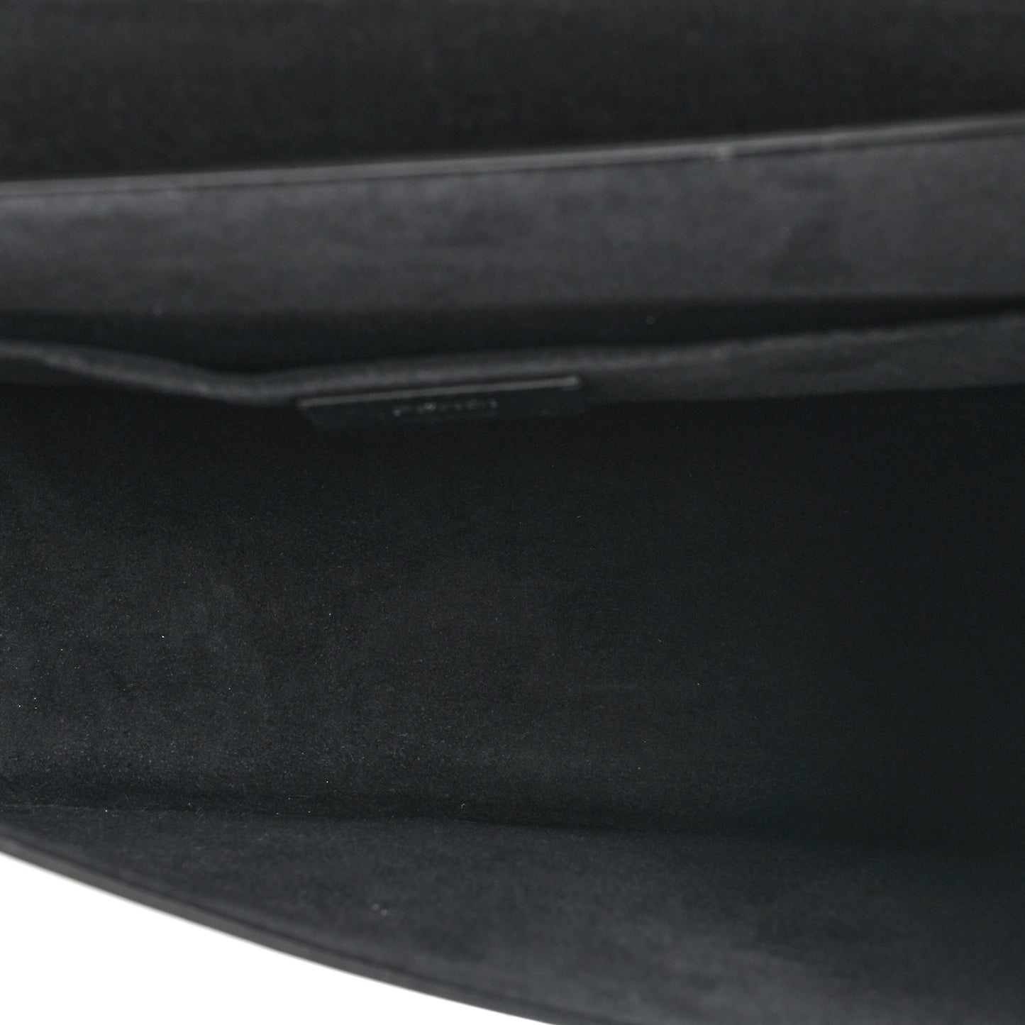 Vitello Century Alcantara F is Fendi Bi-Color Kan I Shoulder Bag White Black