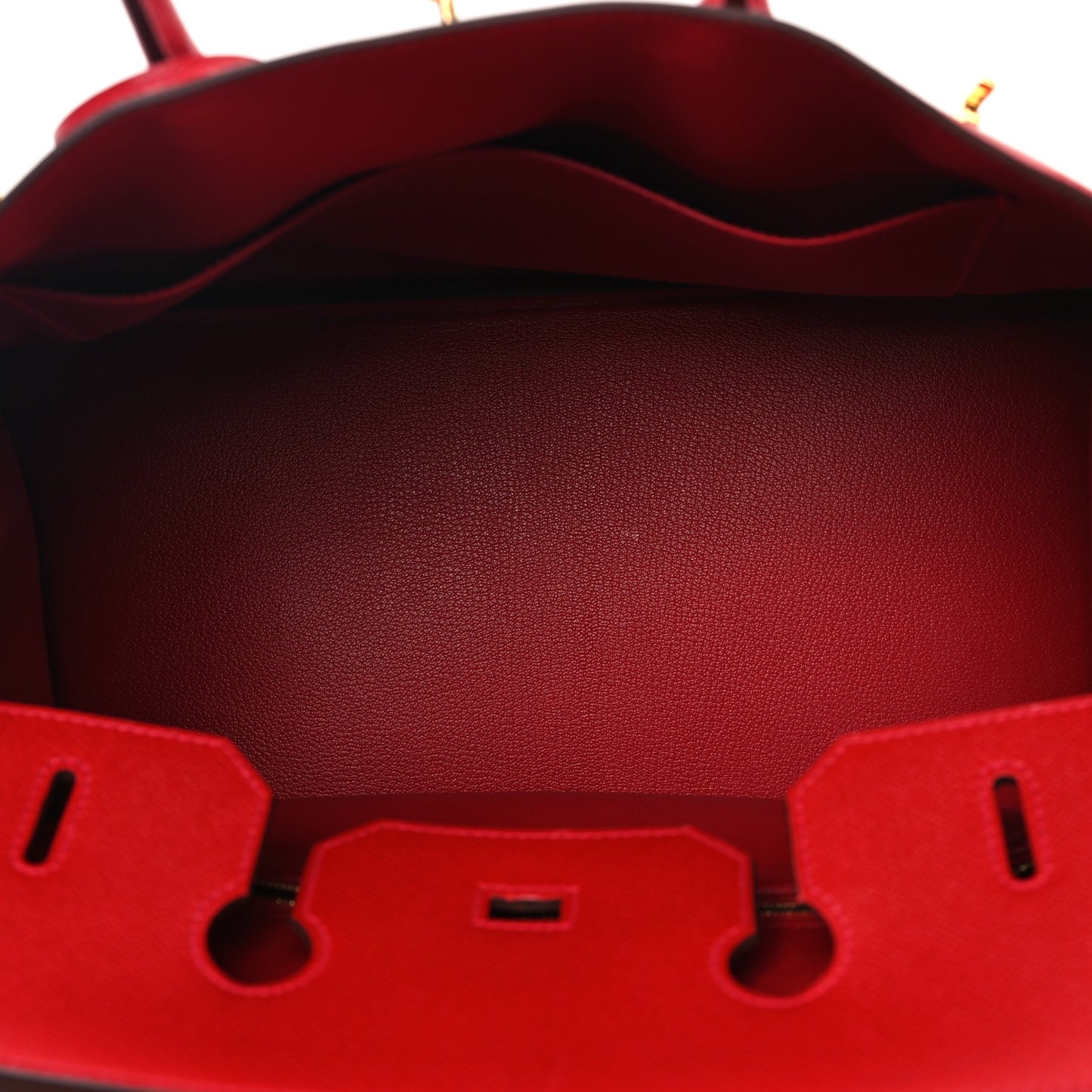 Epsom Birkin 35 Rouge Casaque