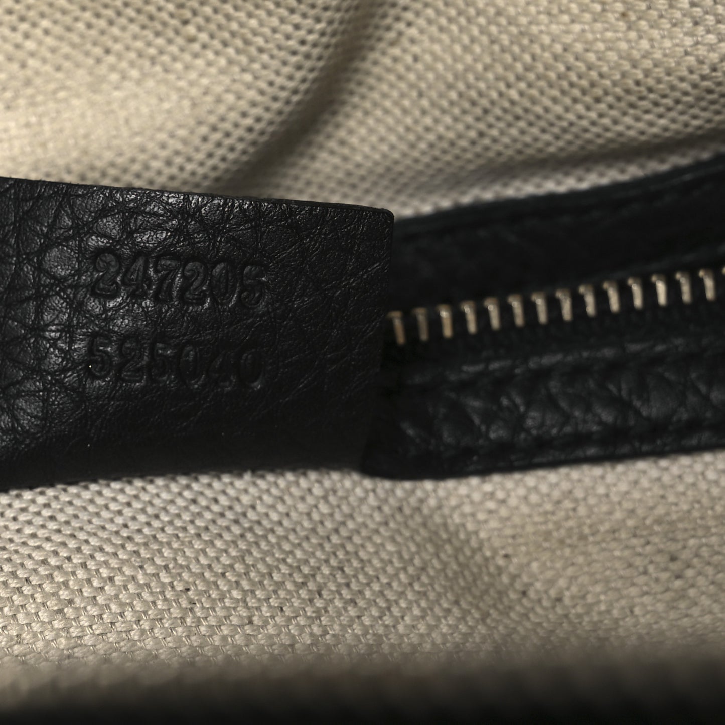 Calfskin Vintage Web Medium Boston Black