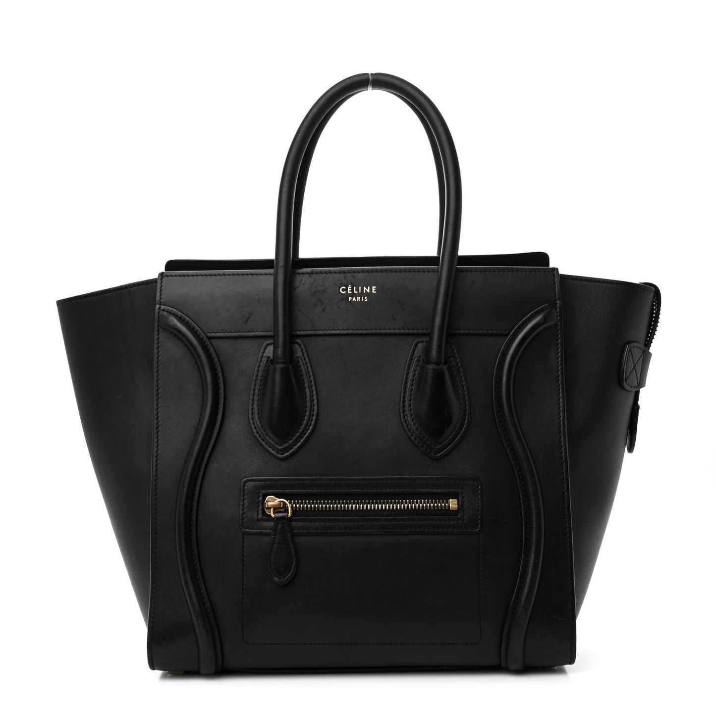 Smooth Calfskin Micro Luggage Black