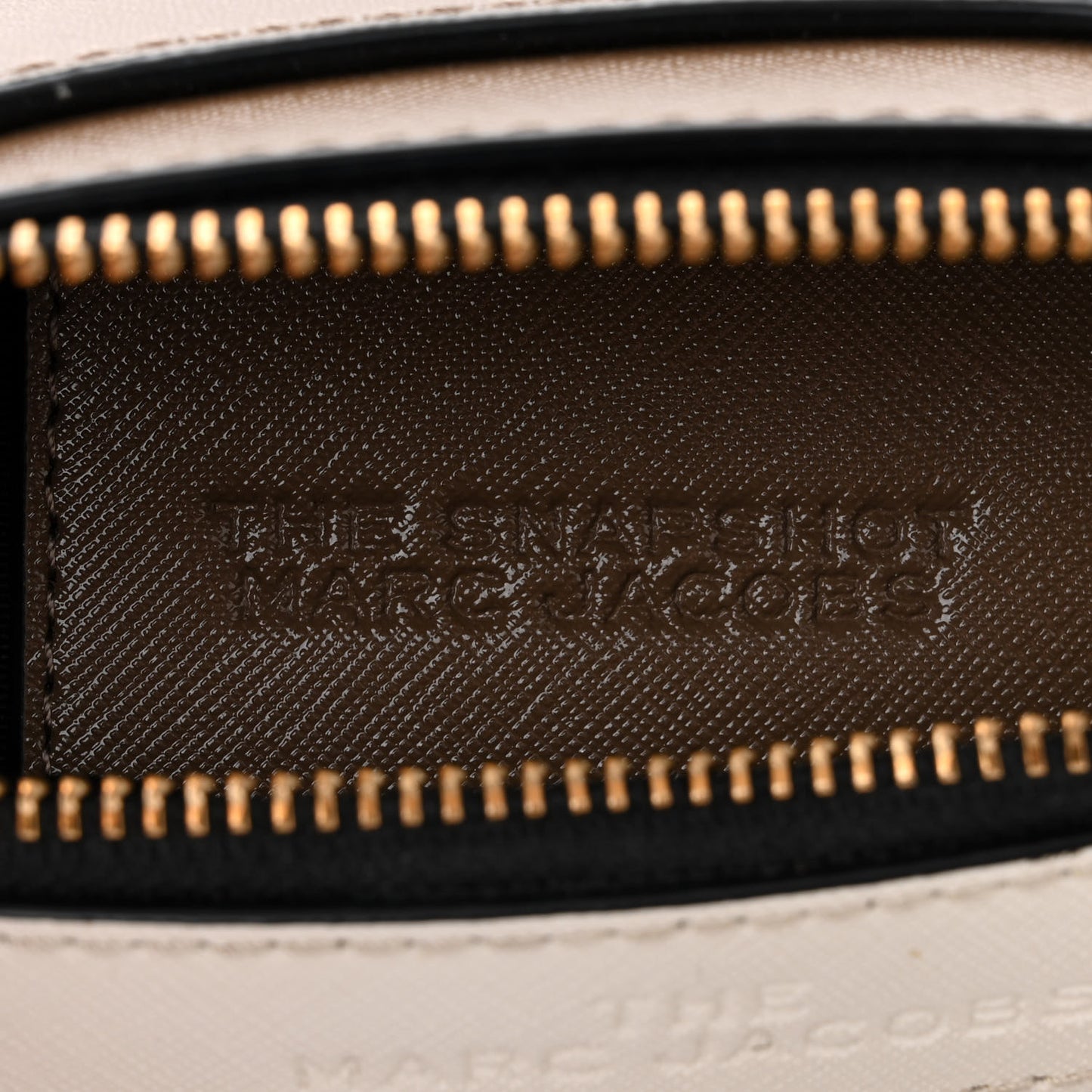 Saffiano Small Snapshot Camera Bag Sandcastle