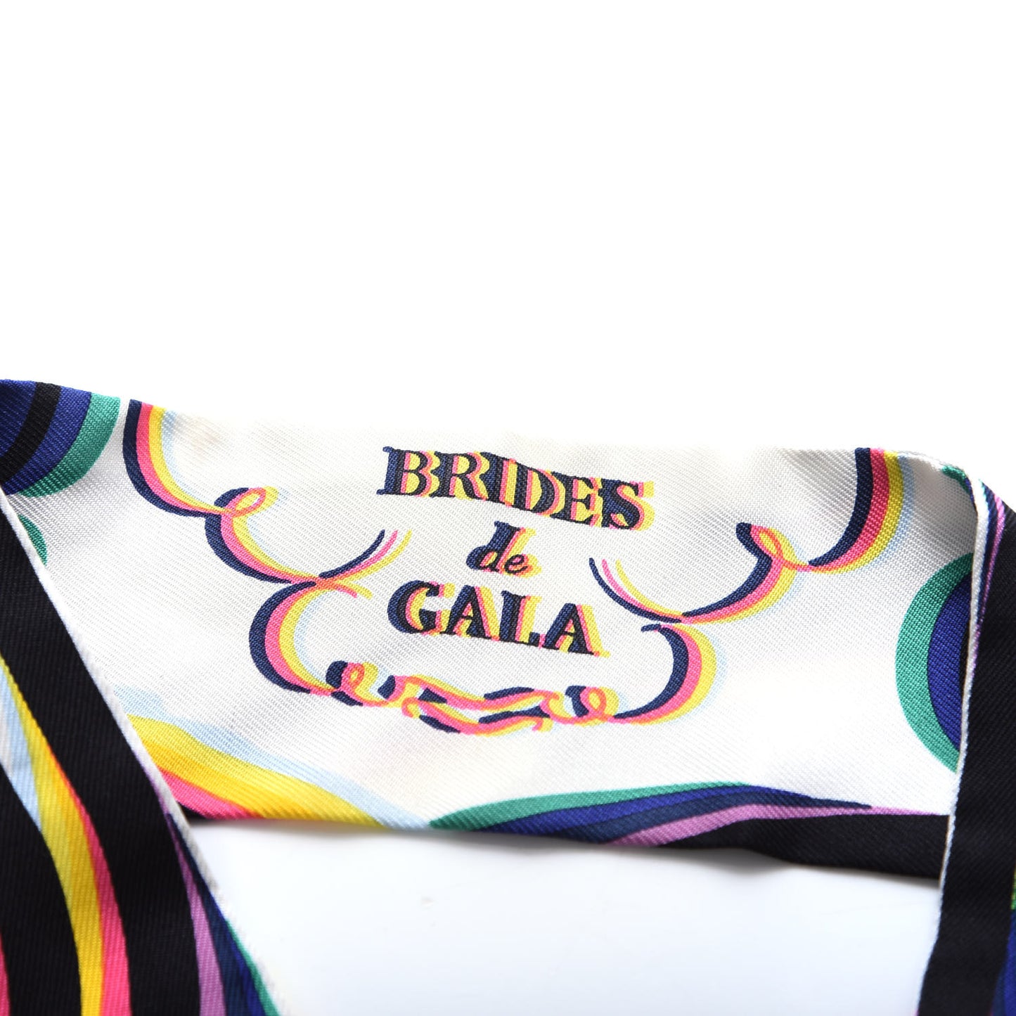 Silk Brides De Gala Shadow Twilly Black Jaune Multicolor