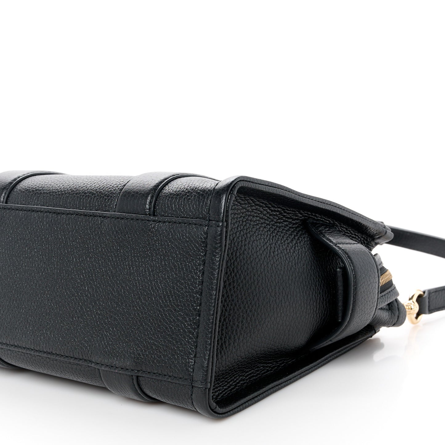 Grained Calfskin Small The Tote Bag Black