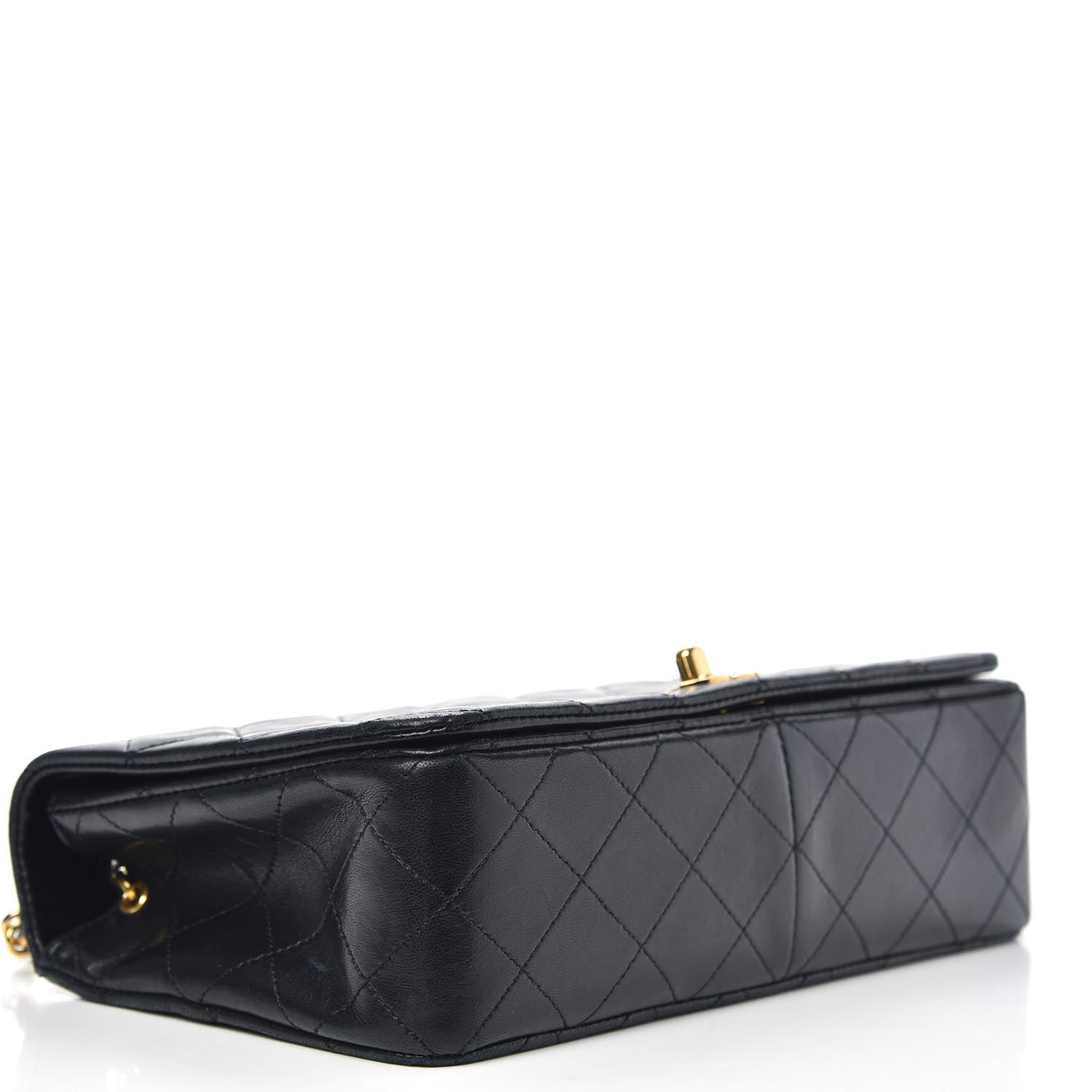Chanel Lambskin Quilted Small Single Flap Bag Black 4 of 15